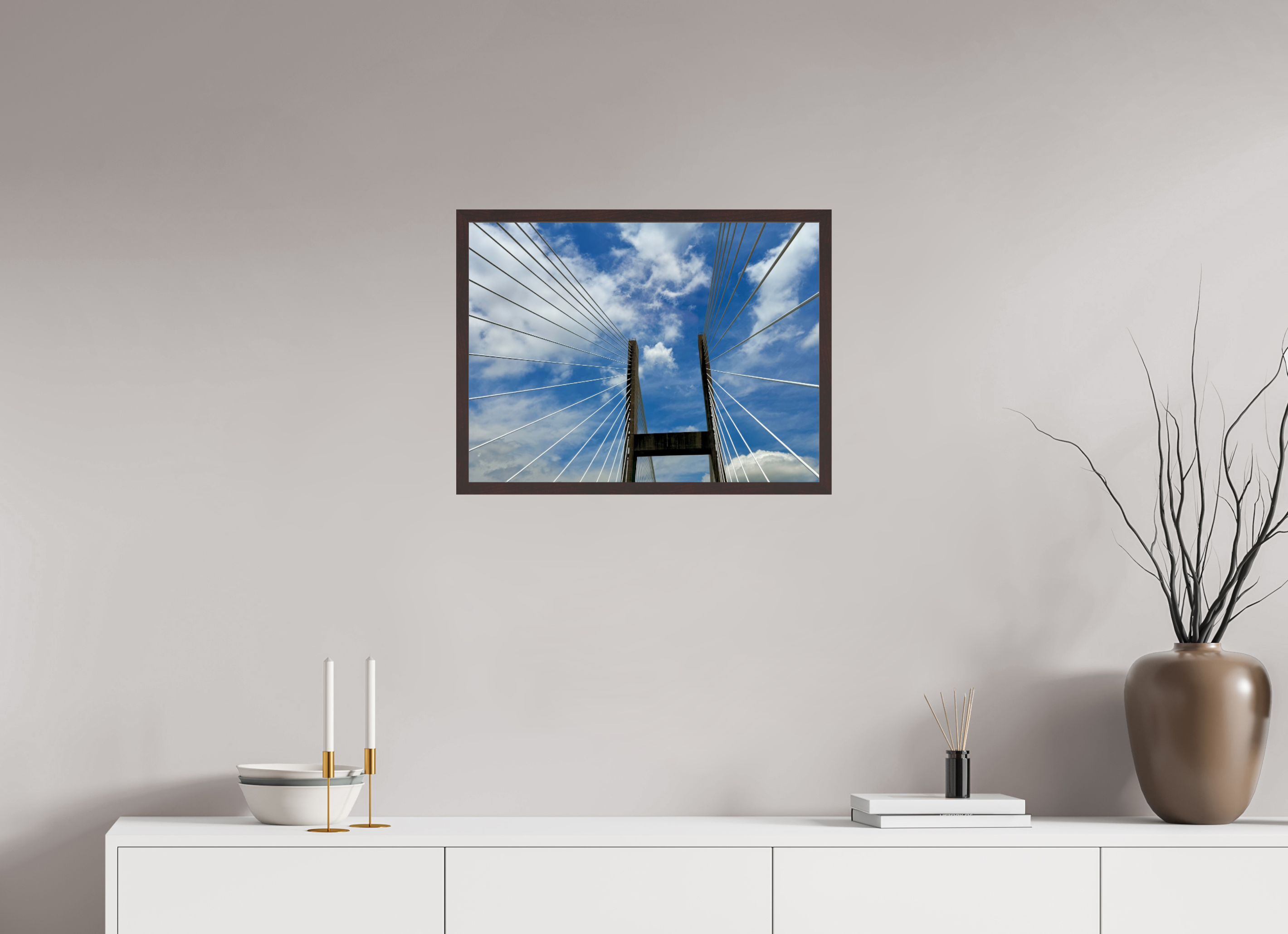 24 x 18″, ArtBox On Aluminum Dibond Talmage Memorial Bridge