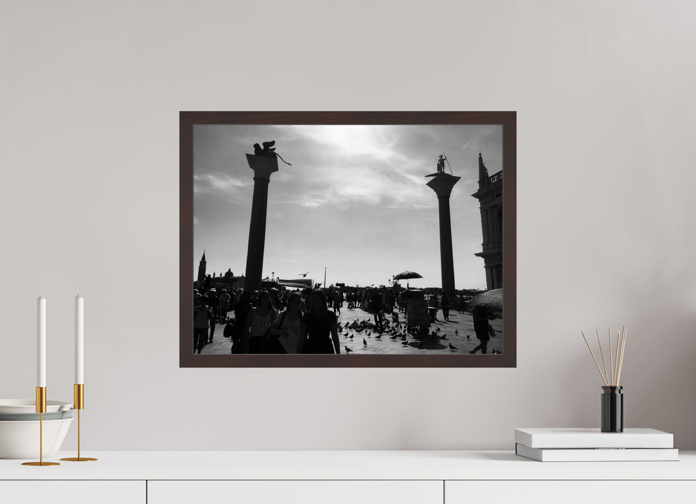 20 x 15″, ArtBox On Aluminum Dibond Piazzette San Marco