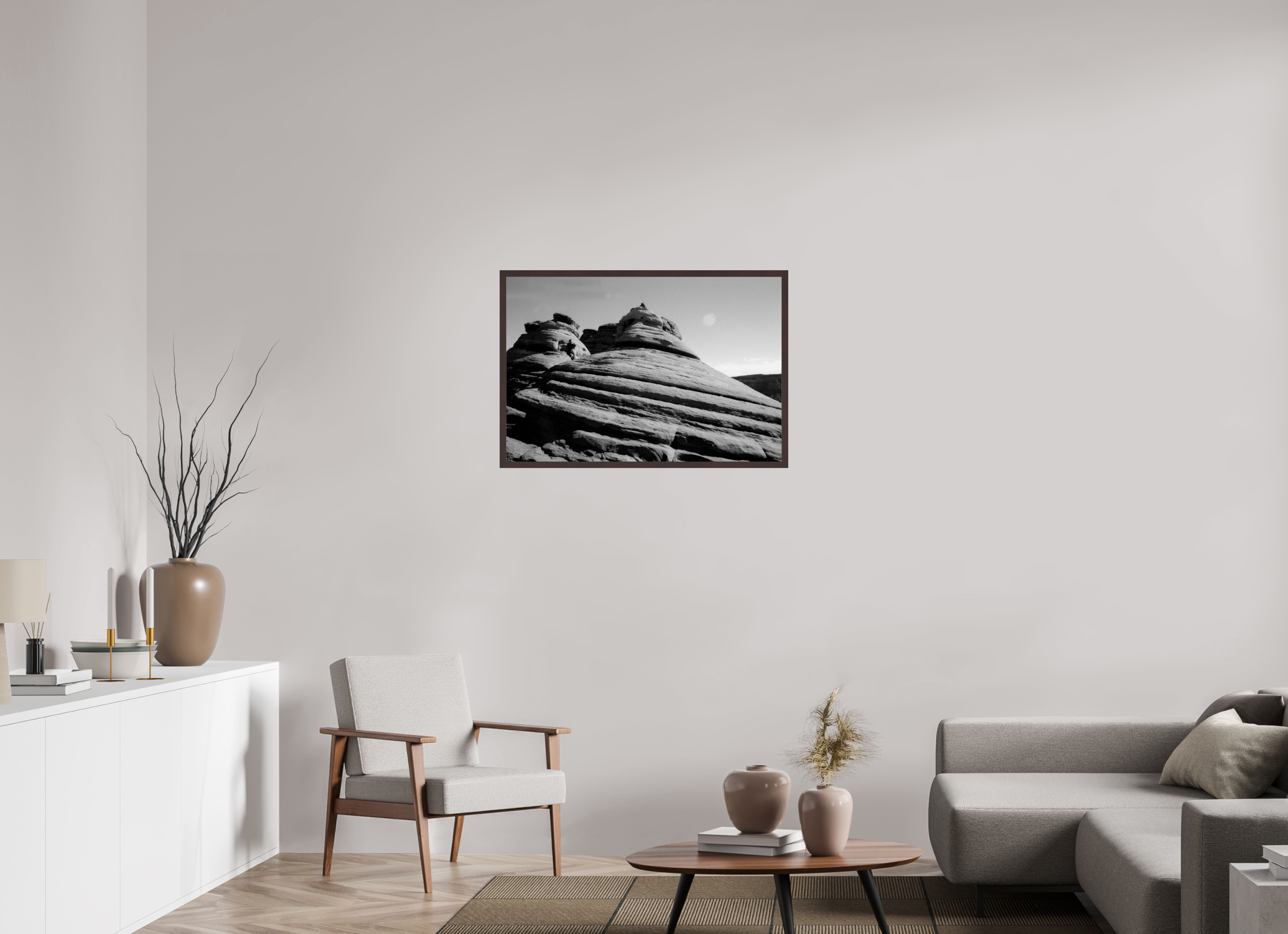 35.5 x 24″, ArtBox On Aluminum Dibond A Rock Formation Near Delicate Arch