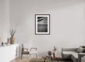 20 x 30″, Framed, Alder Brown, B&W Print Wet Sidewalk