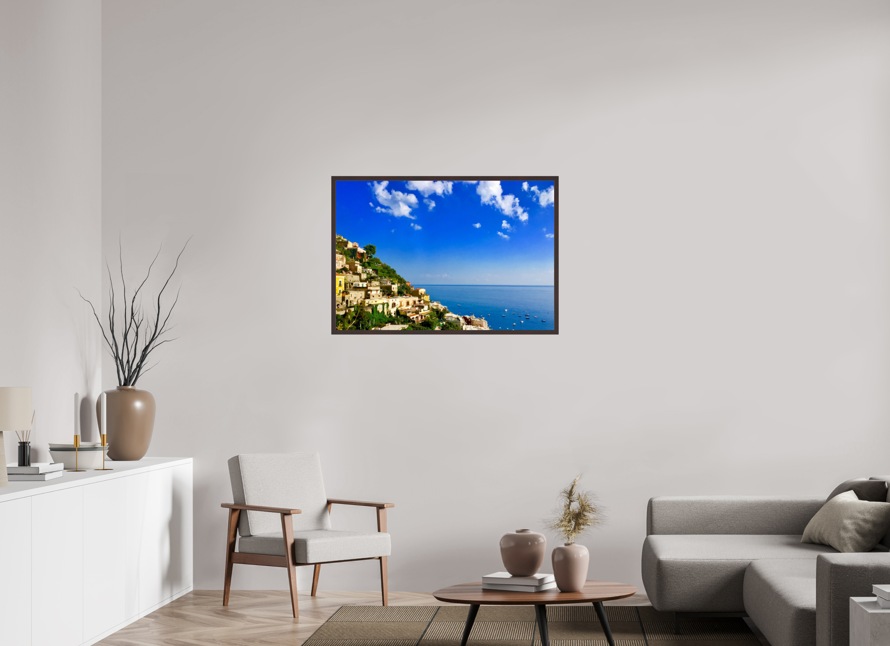 40.6 x 28″, ArtBox On Aluminum Dibond Positano