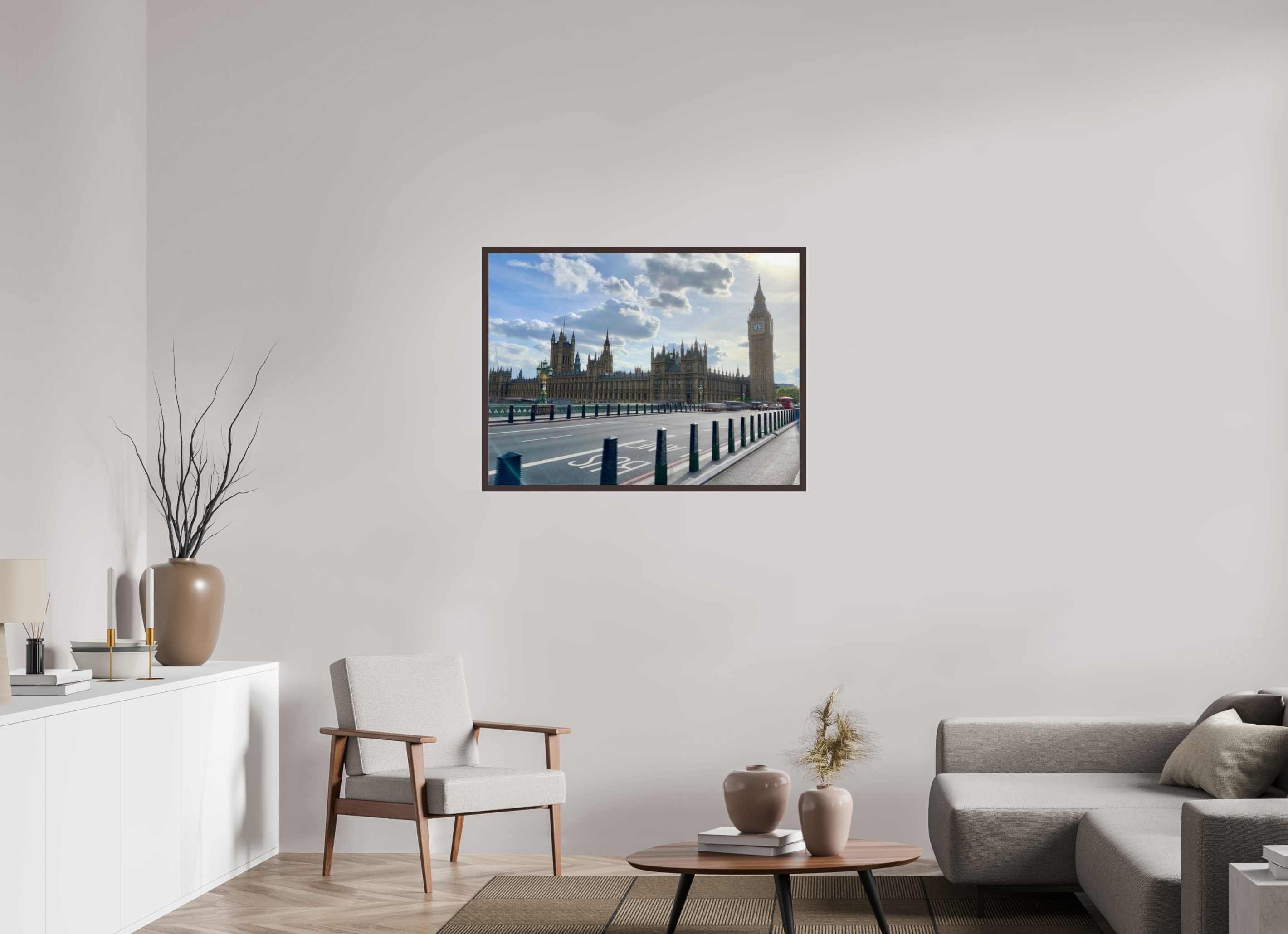 40 x 30″, ArtBox On Aluminum Dibond Elizabeth Tower and Houses of Parliament