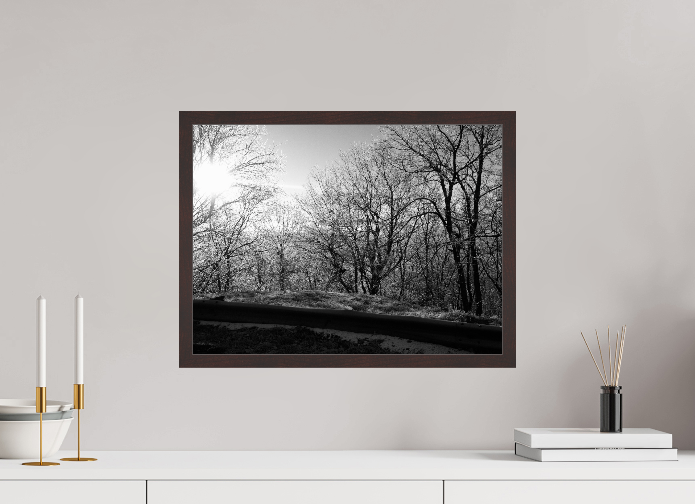 20 x 15″, ArtBox On Aluminum Dibond Winter Sunrise