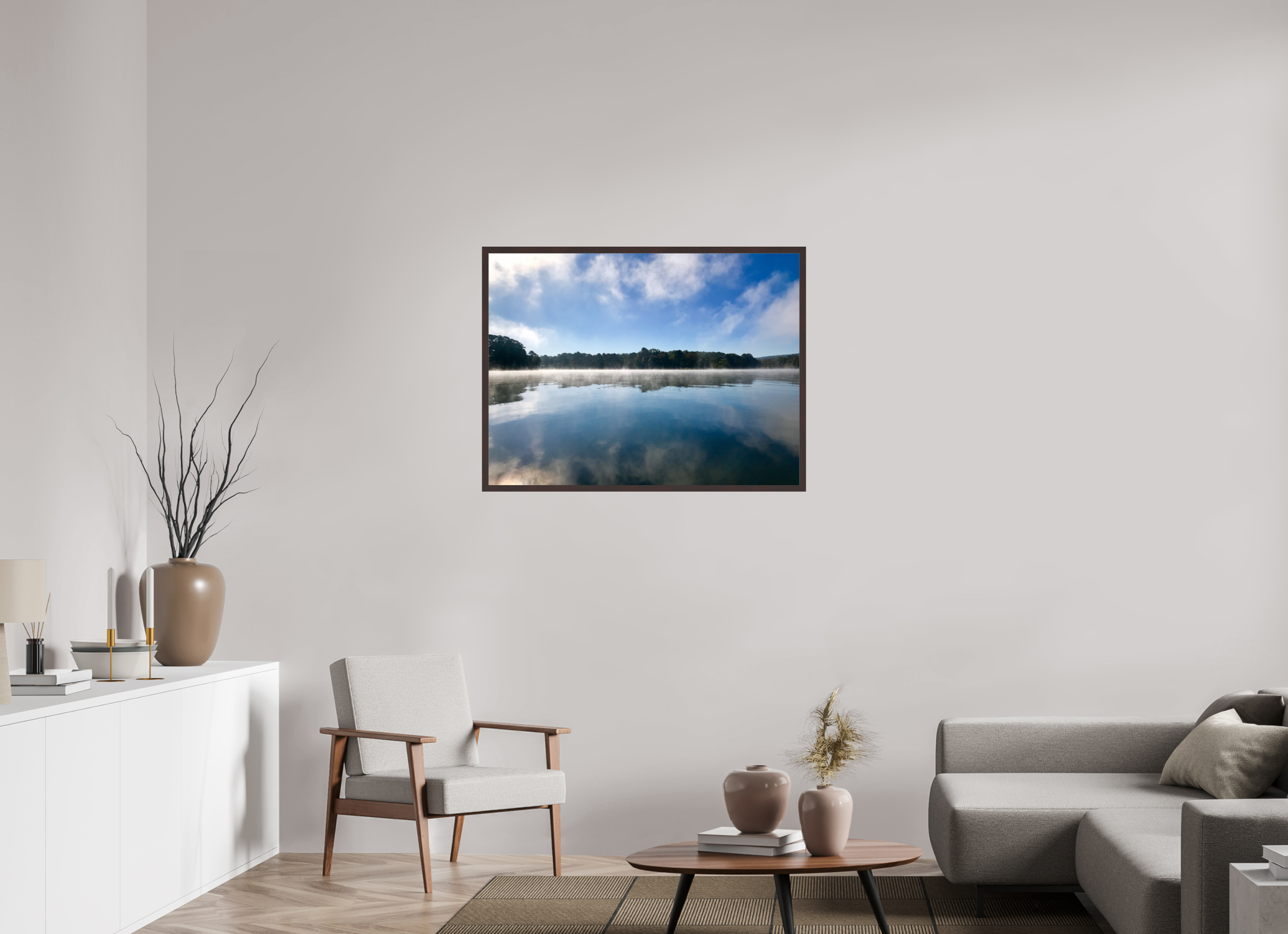 40 x 30″, ArtBox On Aluminum Dibond Breaking Fog