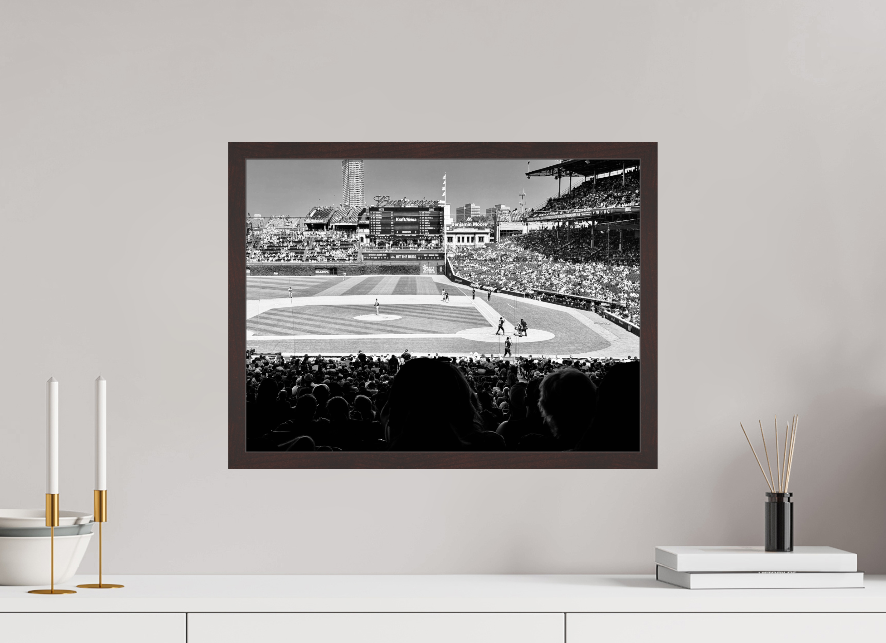 20 x 15″, ArtBox On Aluminum Dibond Wrigley Field