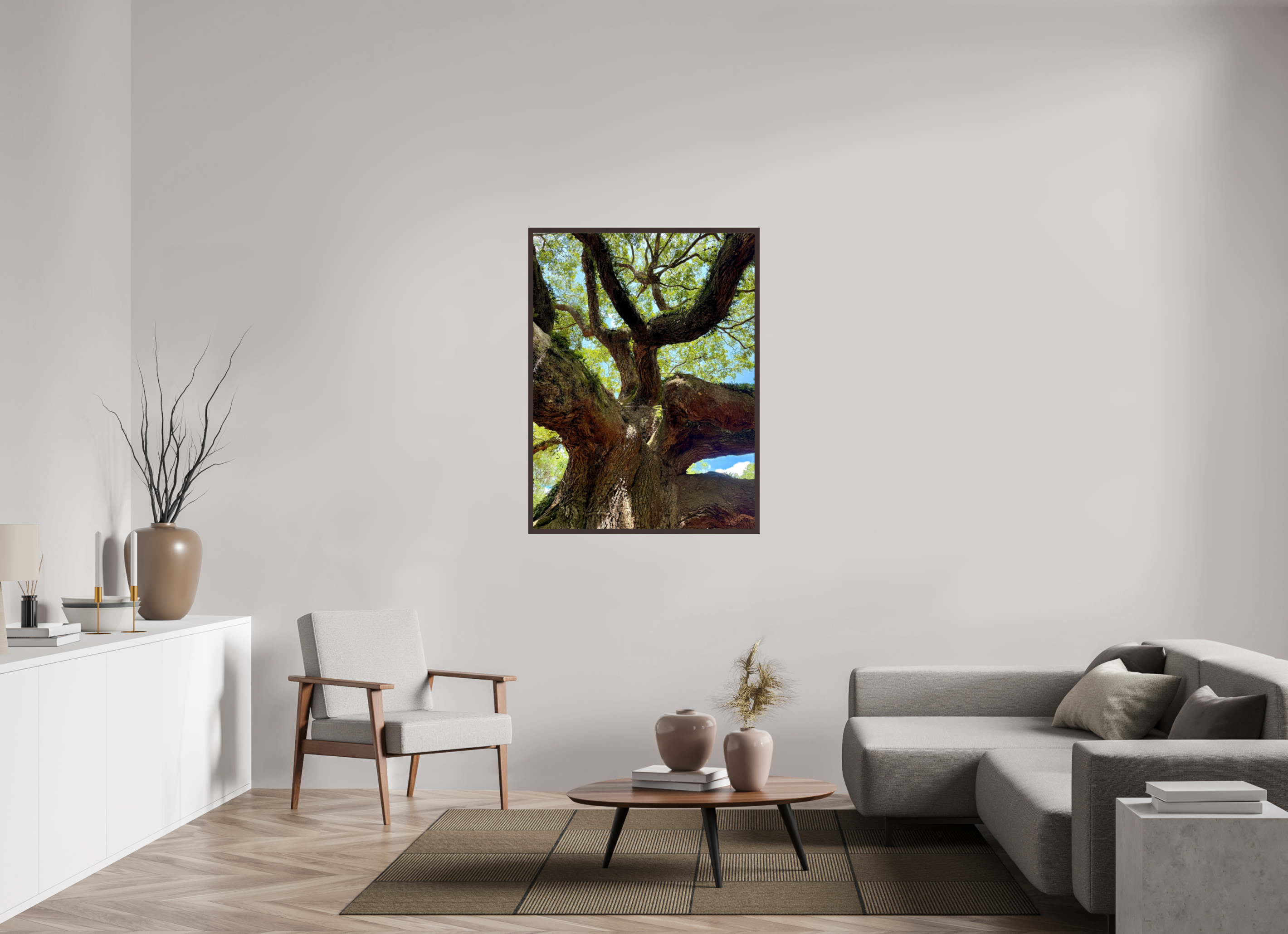 36 x 48″, ArtBox On Aluminum Dibond Angel Oak