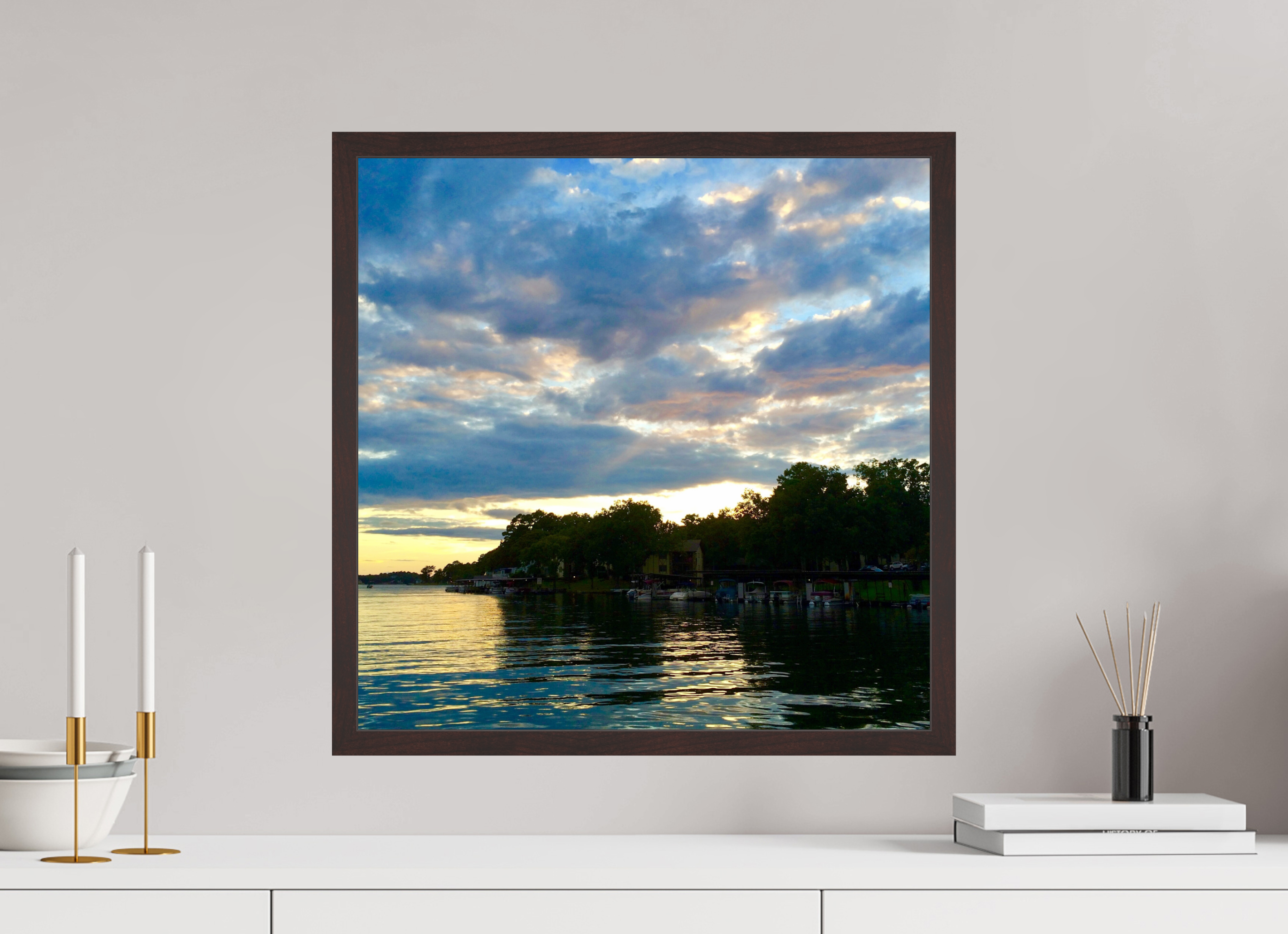 20 x 20″, ArtBox On Aluminum Dibond Lake Hamilton