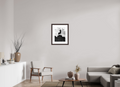15 x 20″, Framed, Alder Brown, B&W Print At Pompeii
