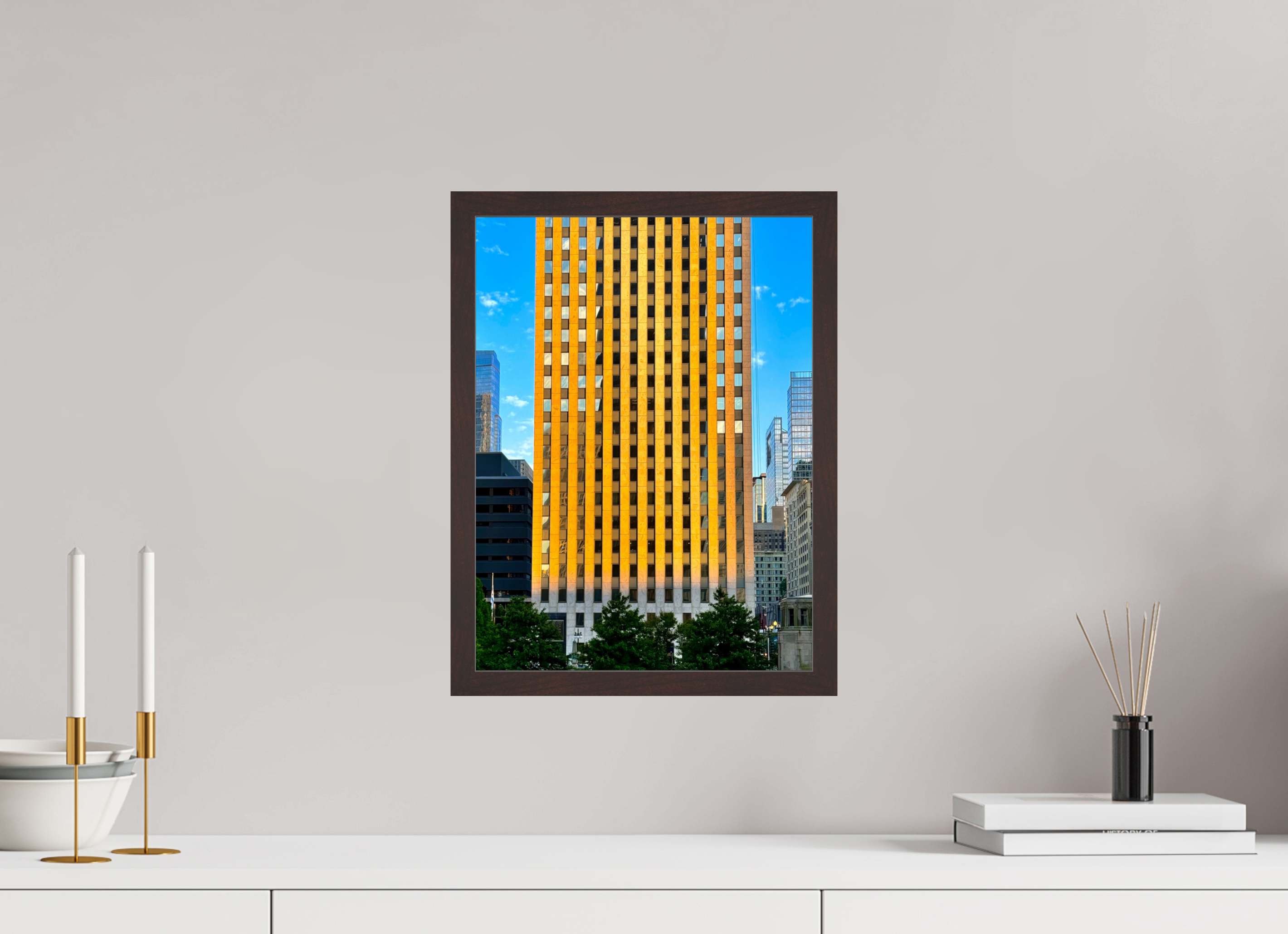 12 x 16″, ArtBox On Aluminum Dibond Golden