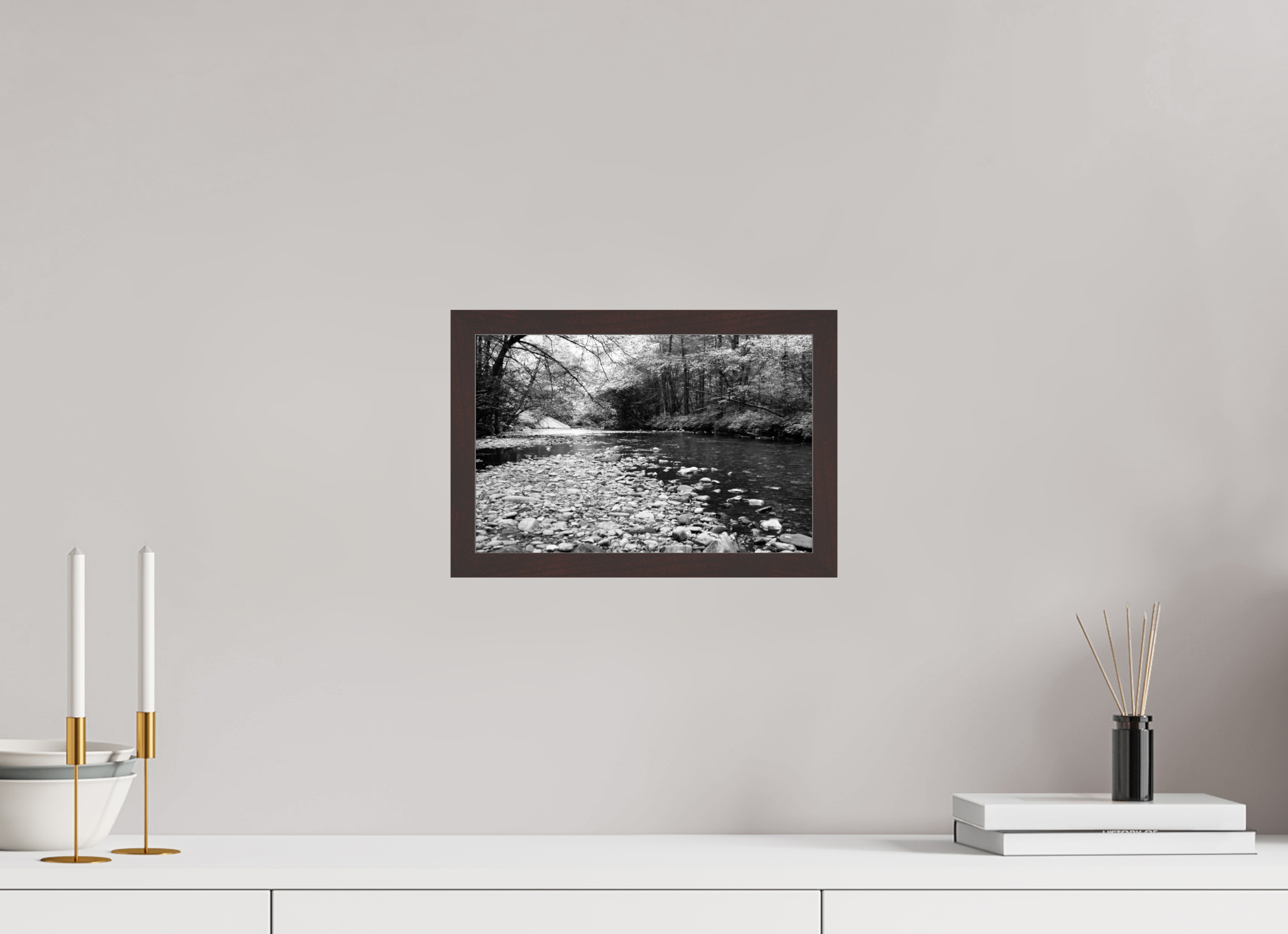 12 x 8″, ArtBox On Aluminum Dibond On the Banks of the Tallulah
