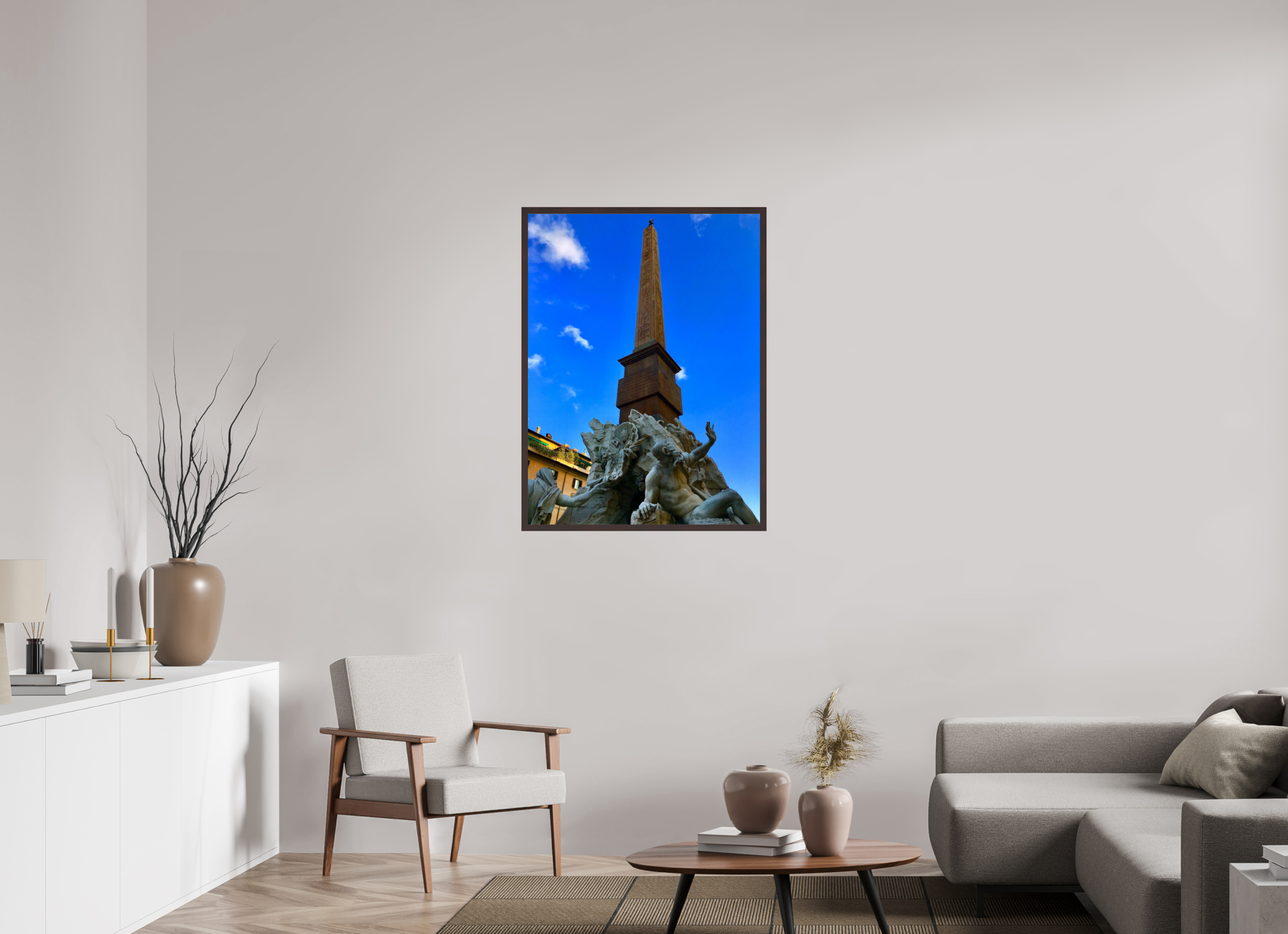30 x 40″, ArtBox On Aluminum Dibond Piazza Novona