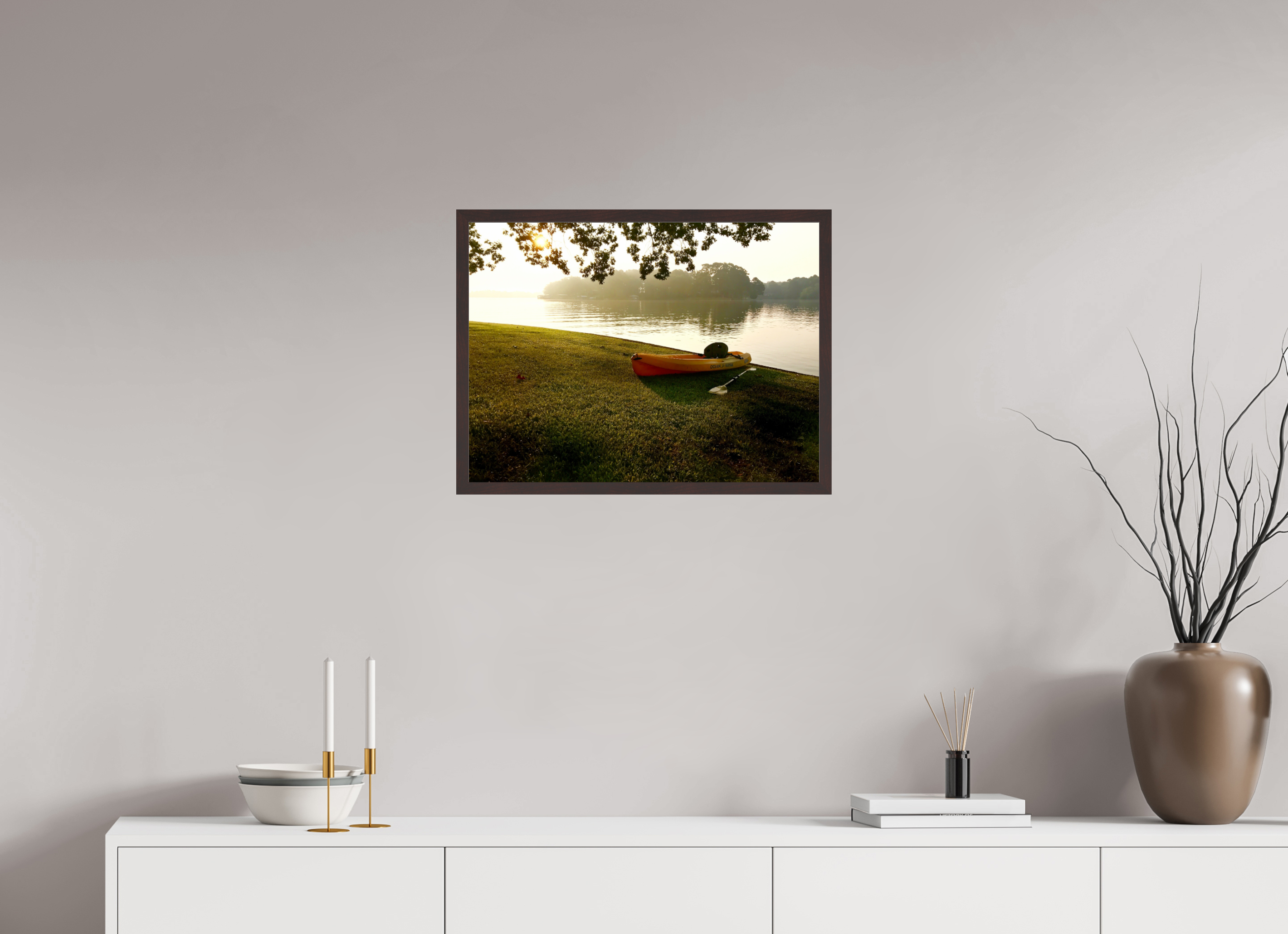 24 x 18″, ArtBox On Aluminum Dibond Kayak