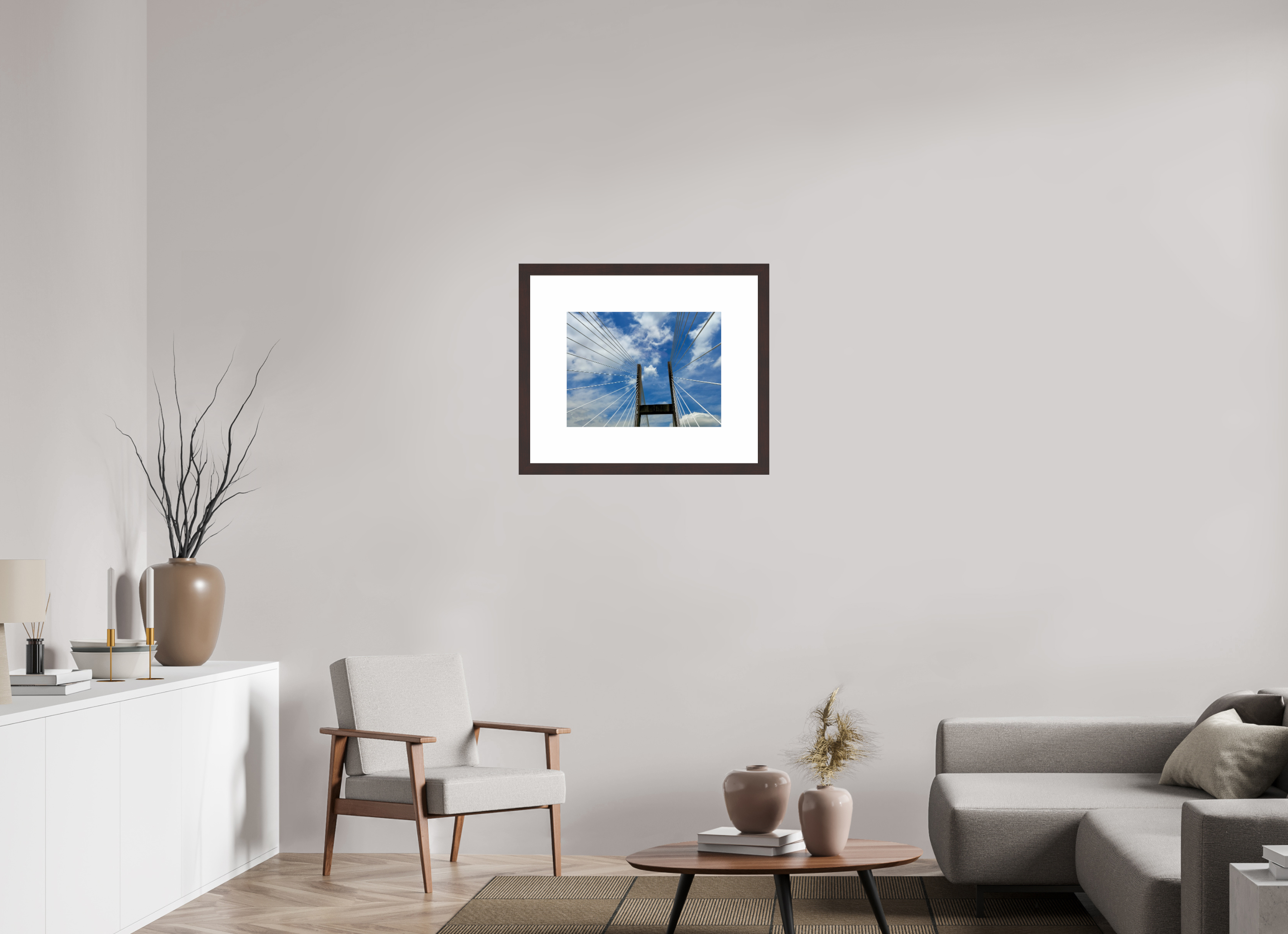 20 x 15″, Framed, Alder Brown, Color Print Talmage Memorial Bridge