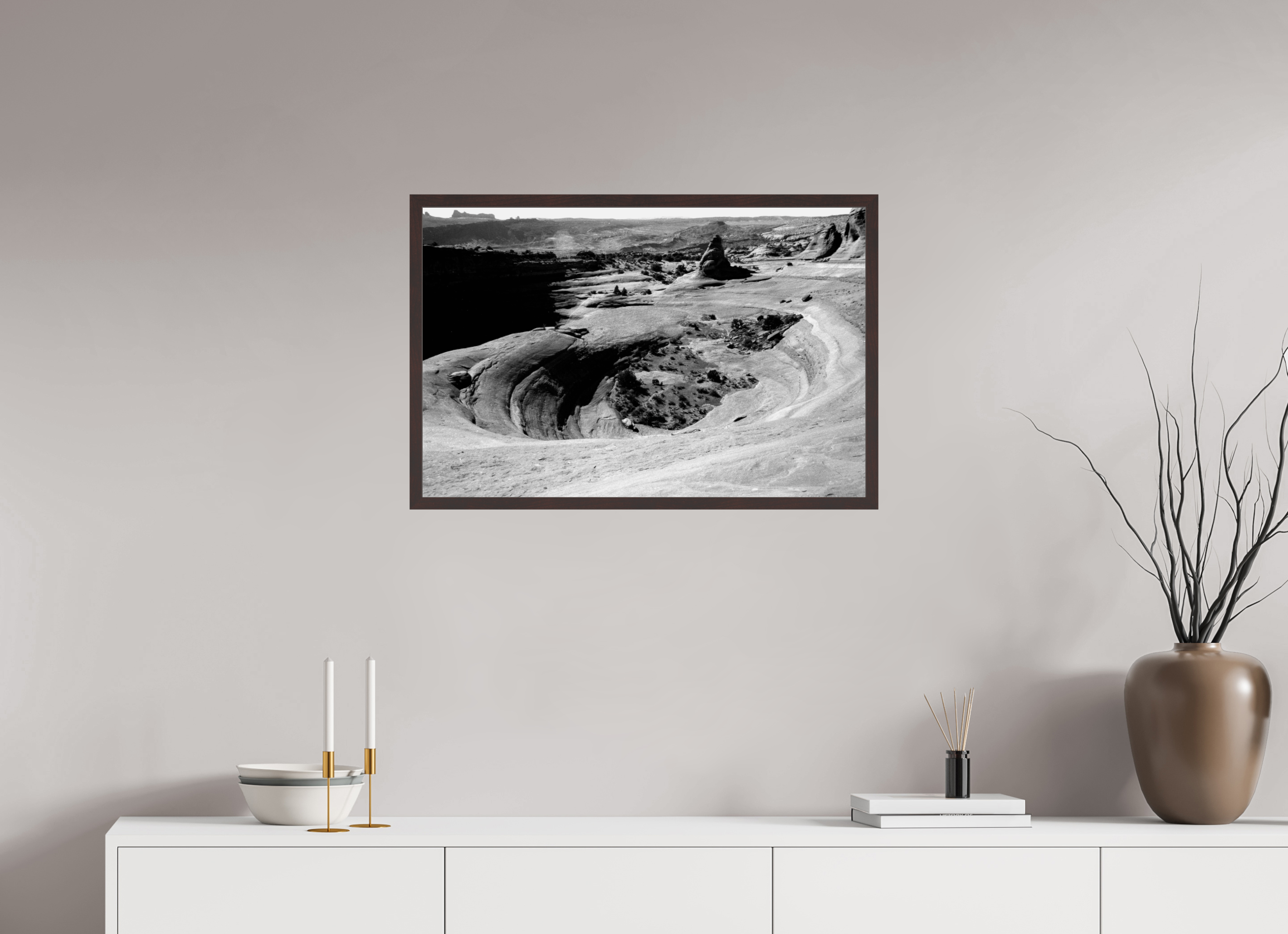 30.2 x 20″, ArtBox On Aluminum Dibond Bowl Formation