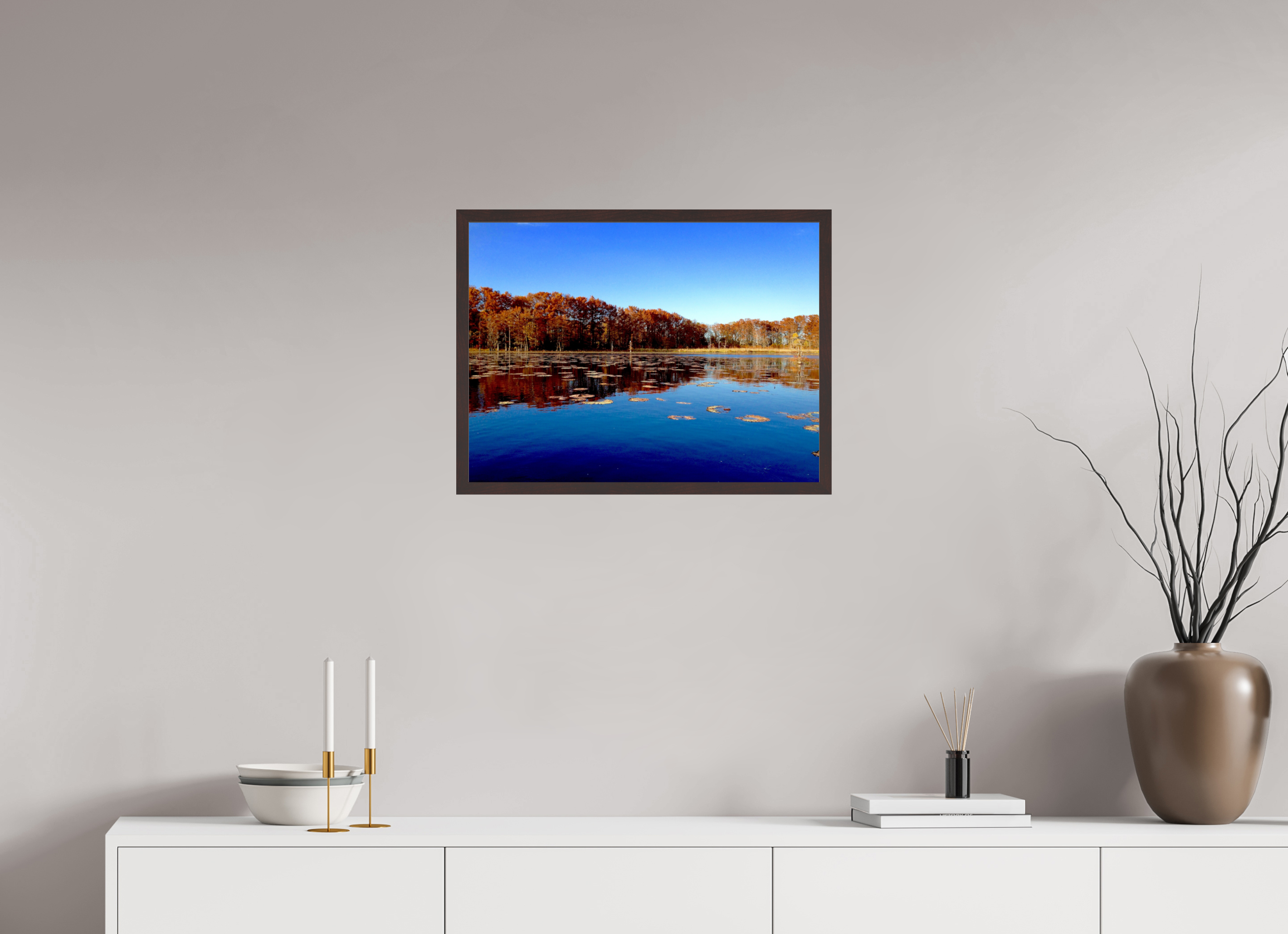 24 x 18″, ArtBox On Aluminum Dibond Black Bayou