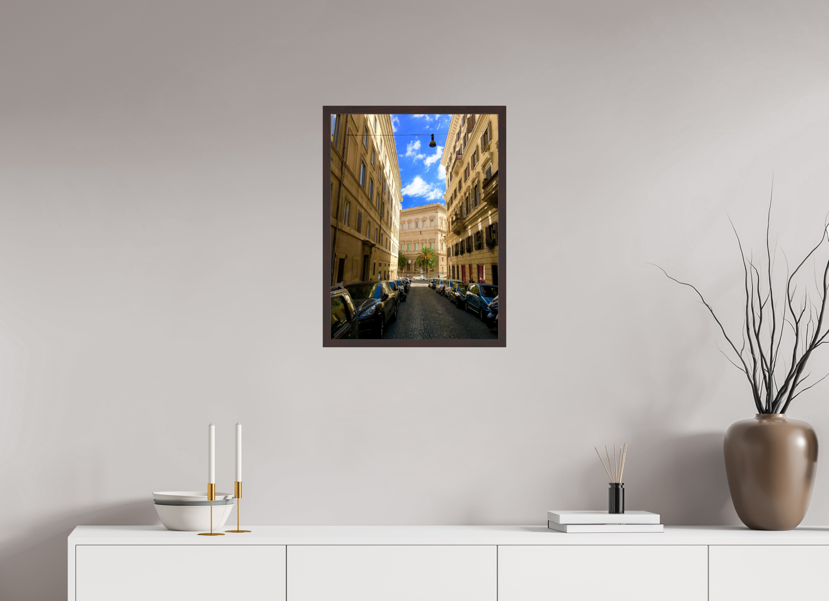 18 x 24″, ArtBox On Aluminum Dibond Via Nazionale