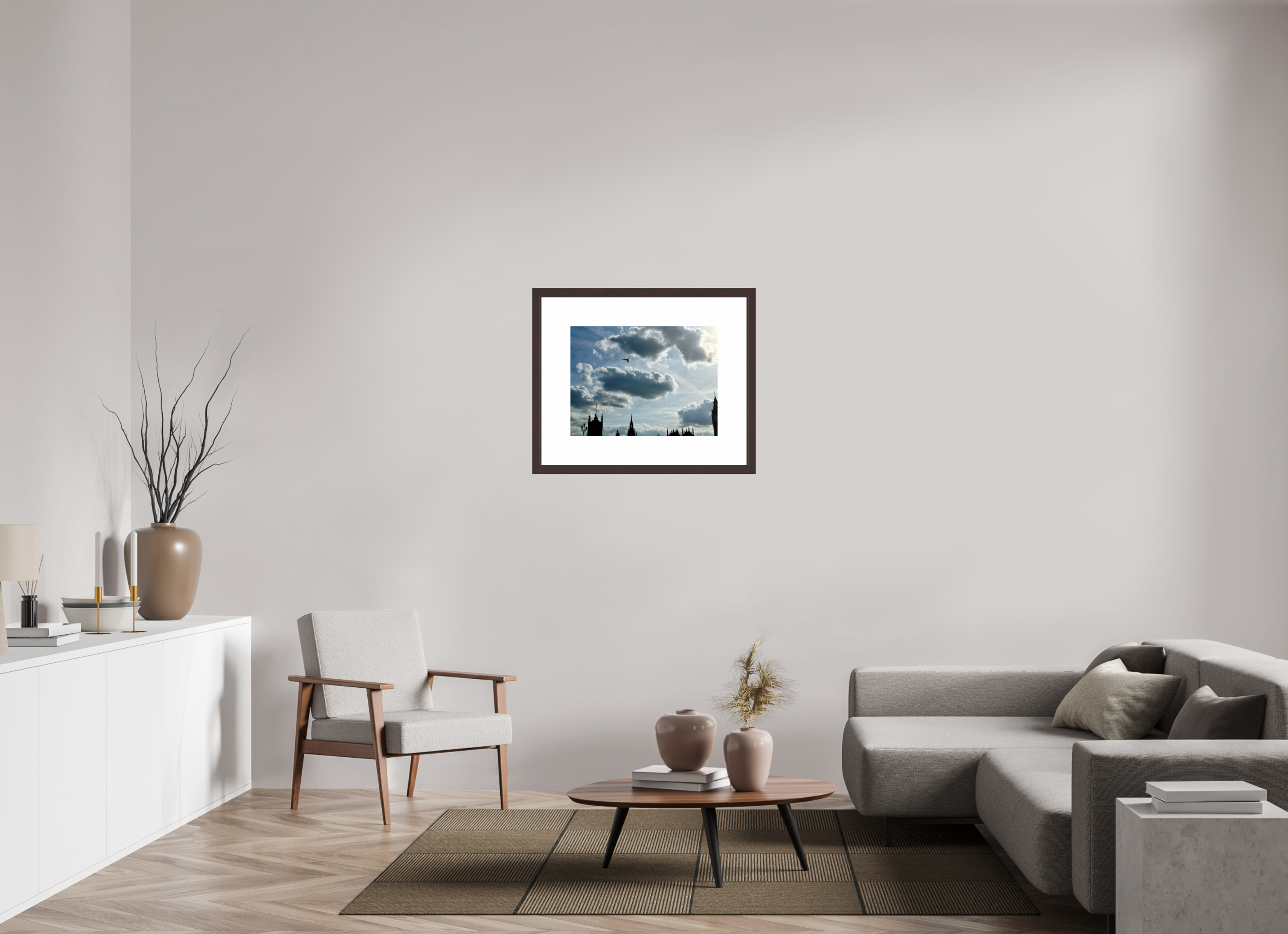 24 x 18″, Framed, Alder Brown, Color Print Seagull