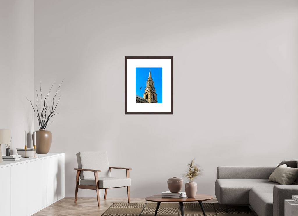 15 x 20″, Framed, Alder Brown, Color Print The Steeple