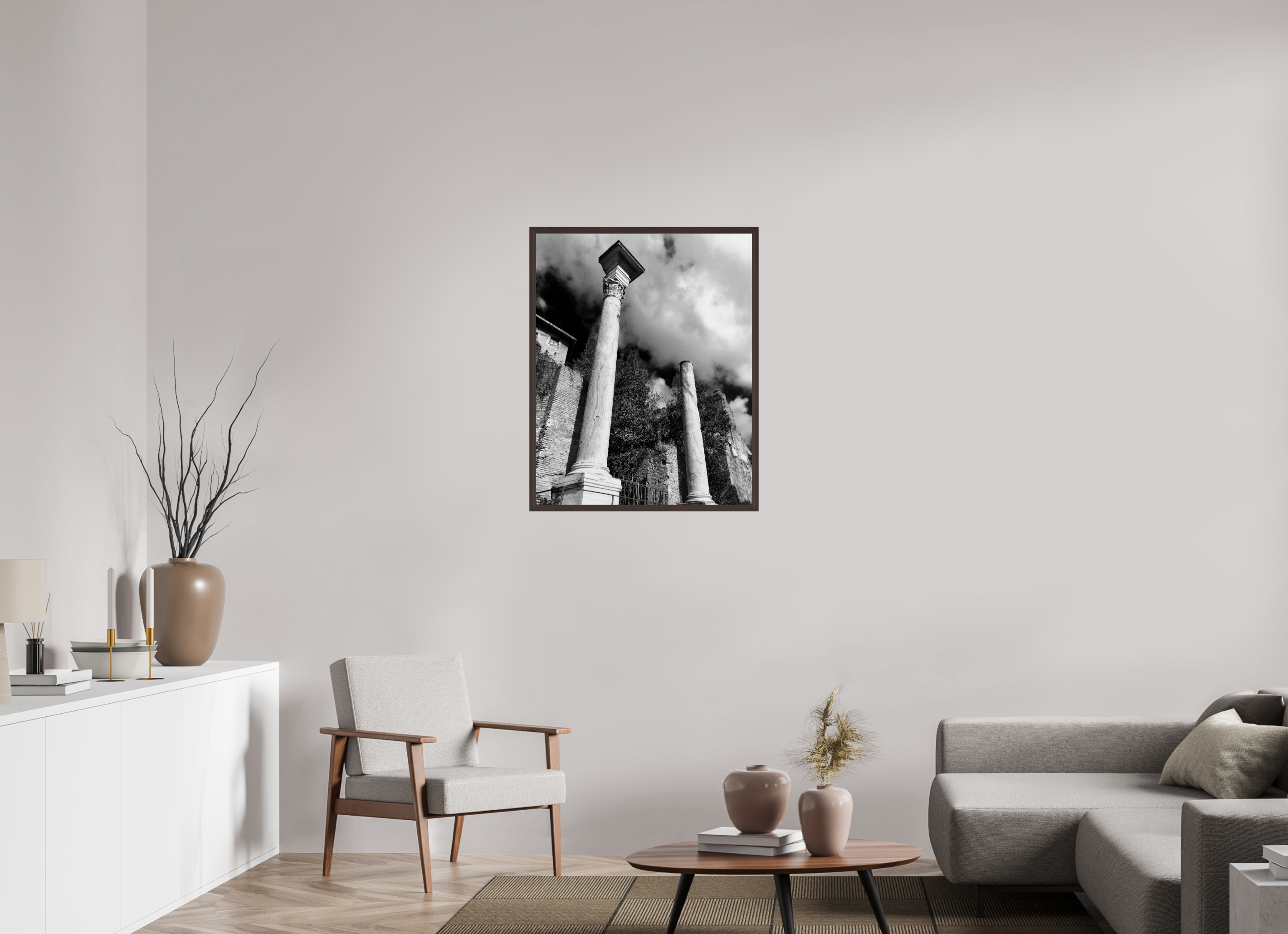 28 x 35″, ArtBox On Aluminum Dibond Forum Ruins