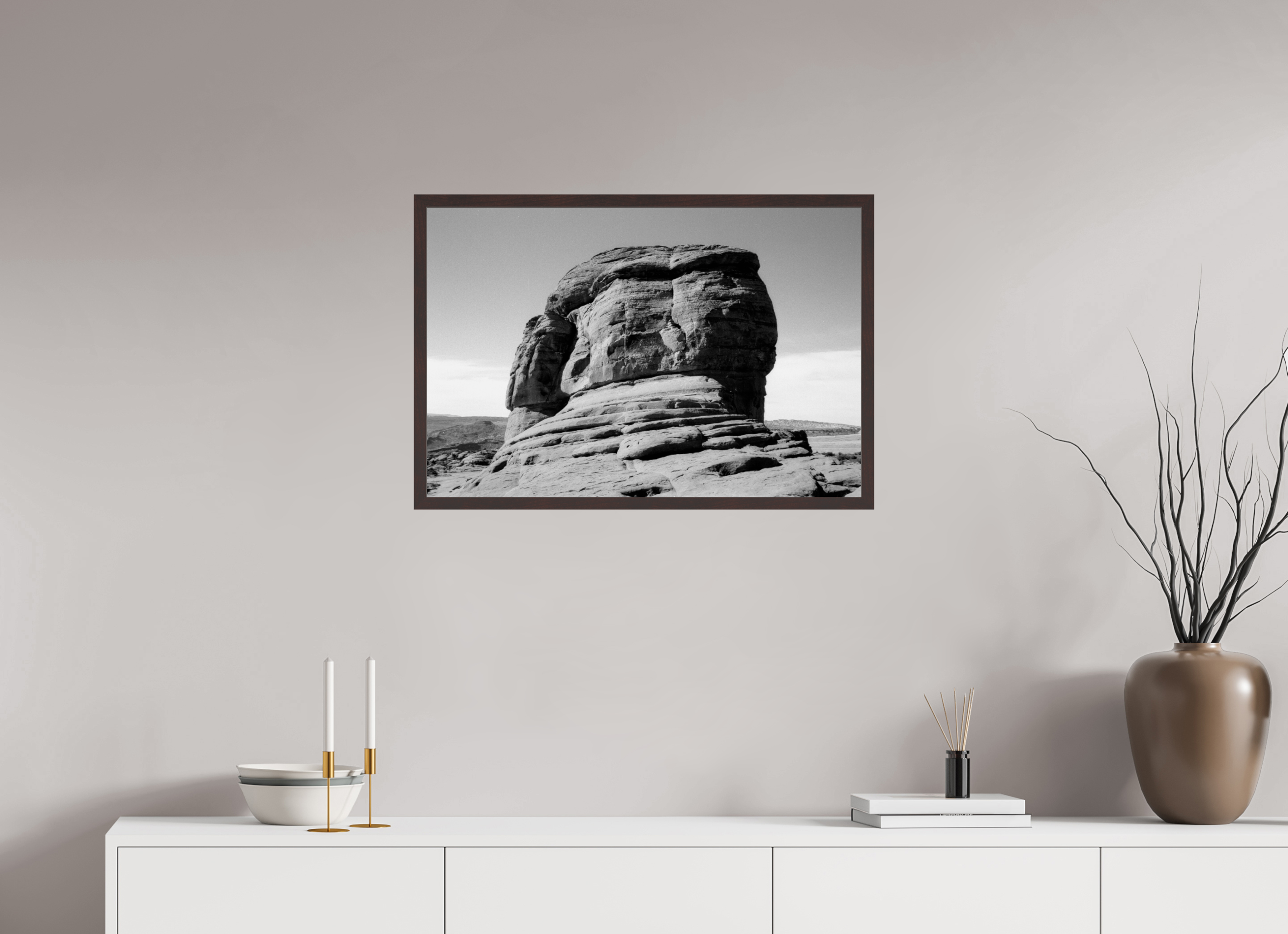 29.7 x 20″, ArtBox On Aluminum Dibond Cylindrical Formation