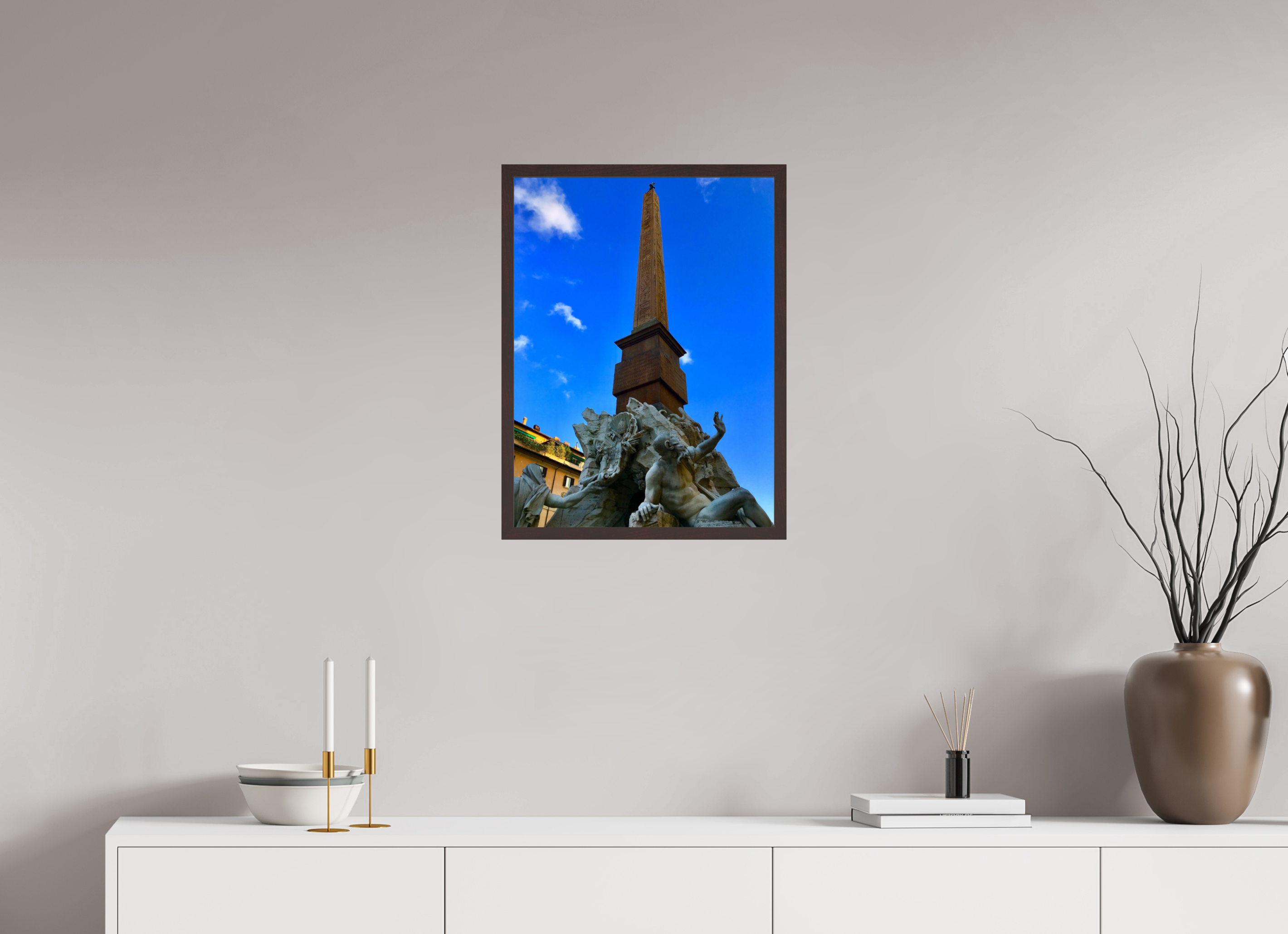 18 x 24″, ArtBox On Aluminum Dibond Piazza Novona