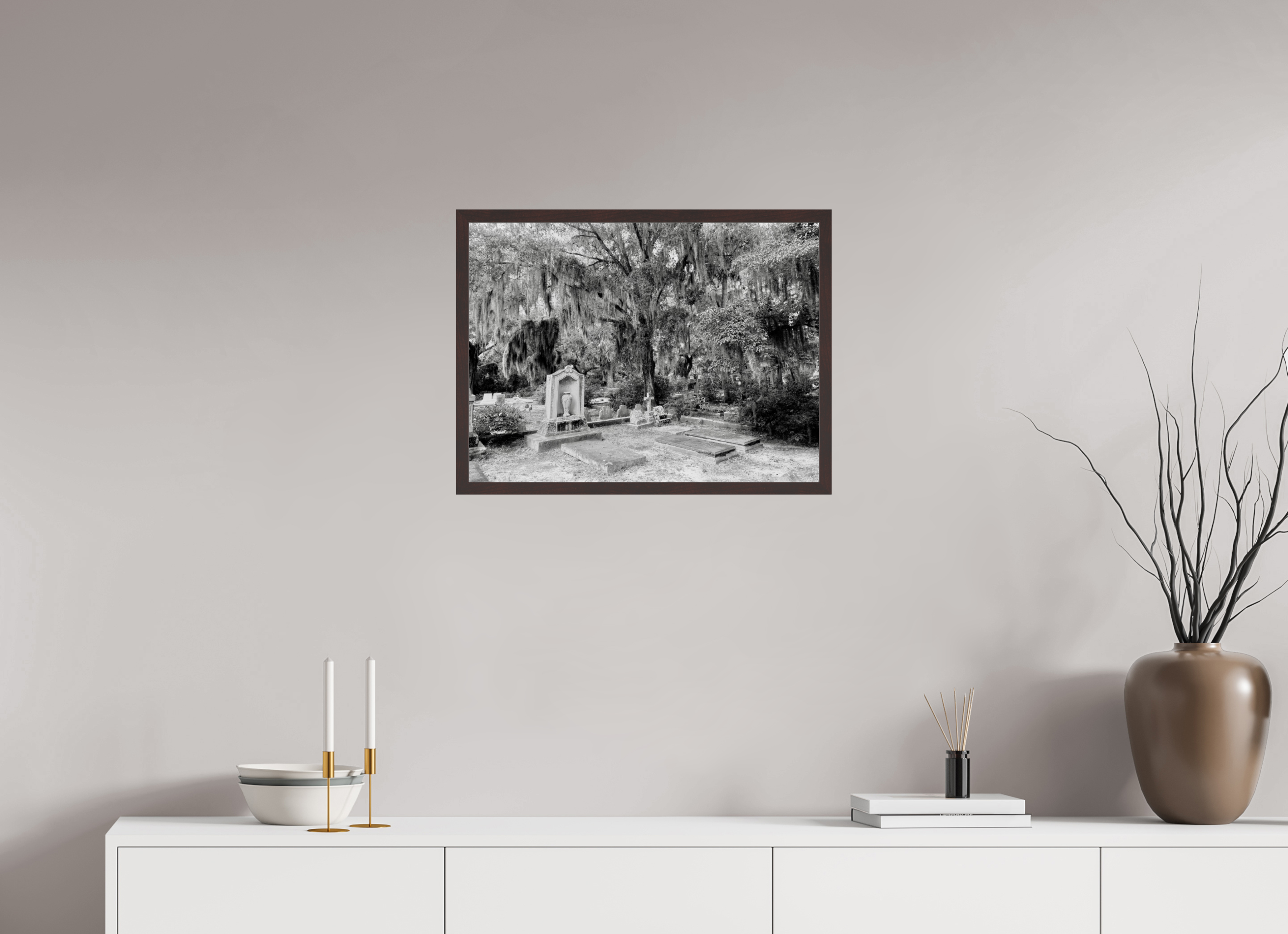 24 x 18″, ArtBox On Aluminum Dibond Bonaventure Cemetery