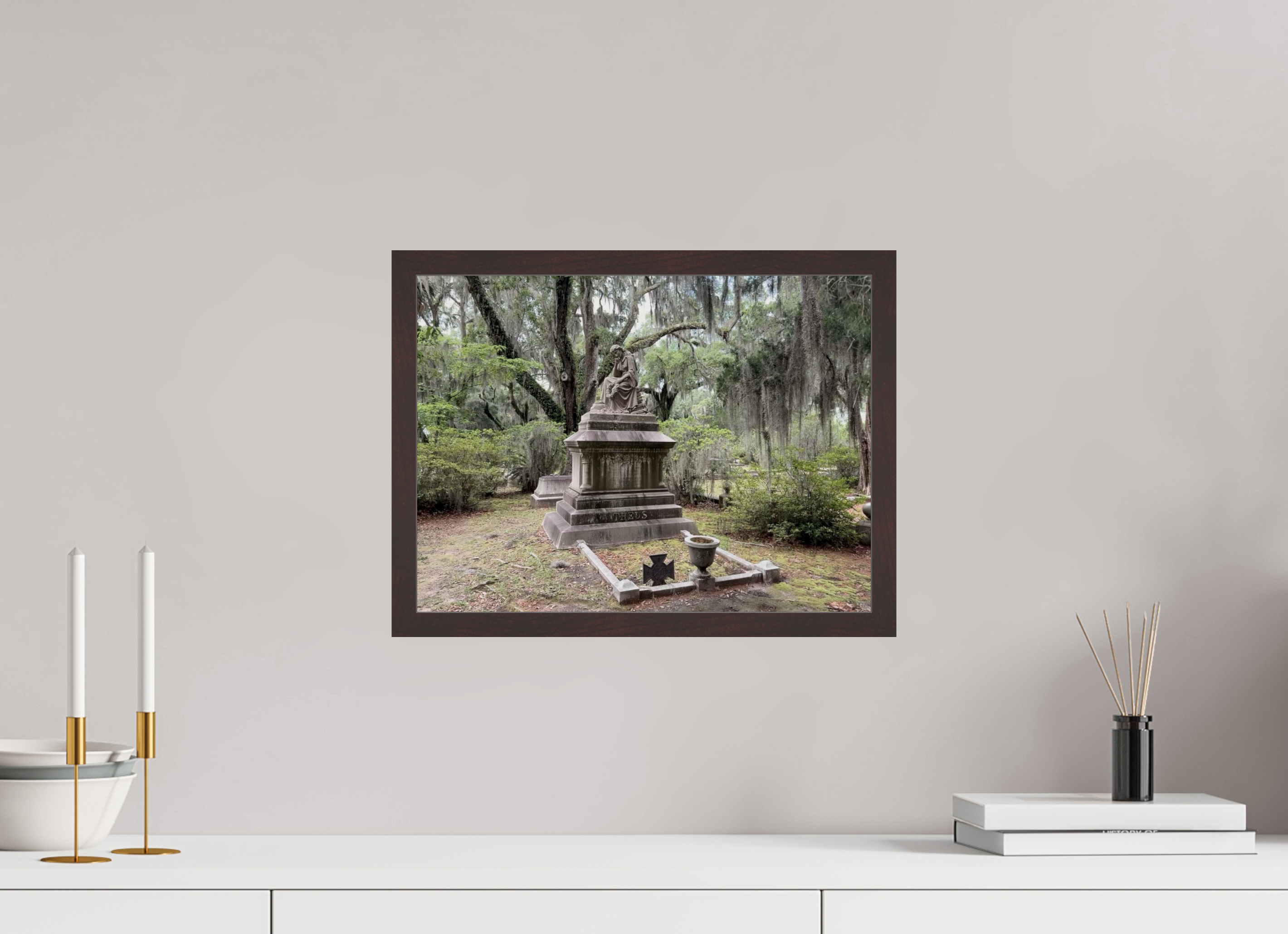 16 x 12″, ArtBox On Aluminum Dibond Bonaventure Cemetery
