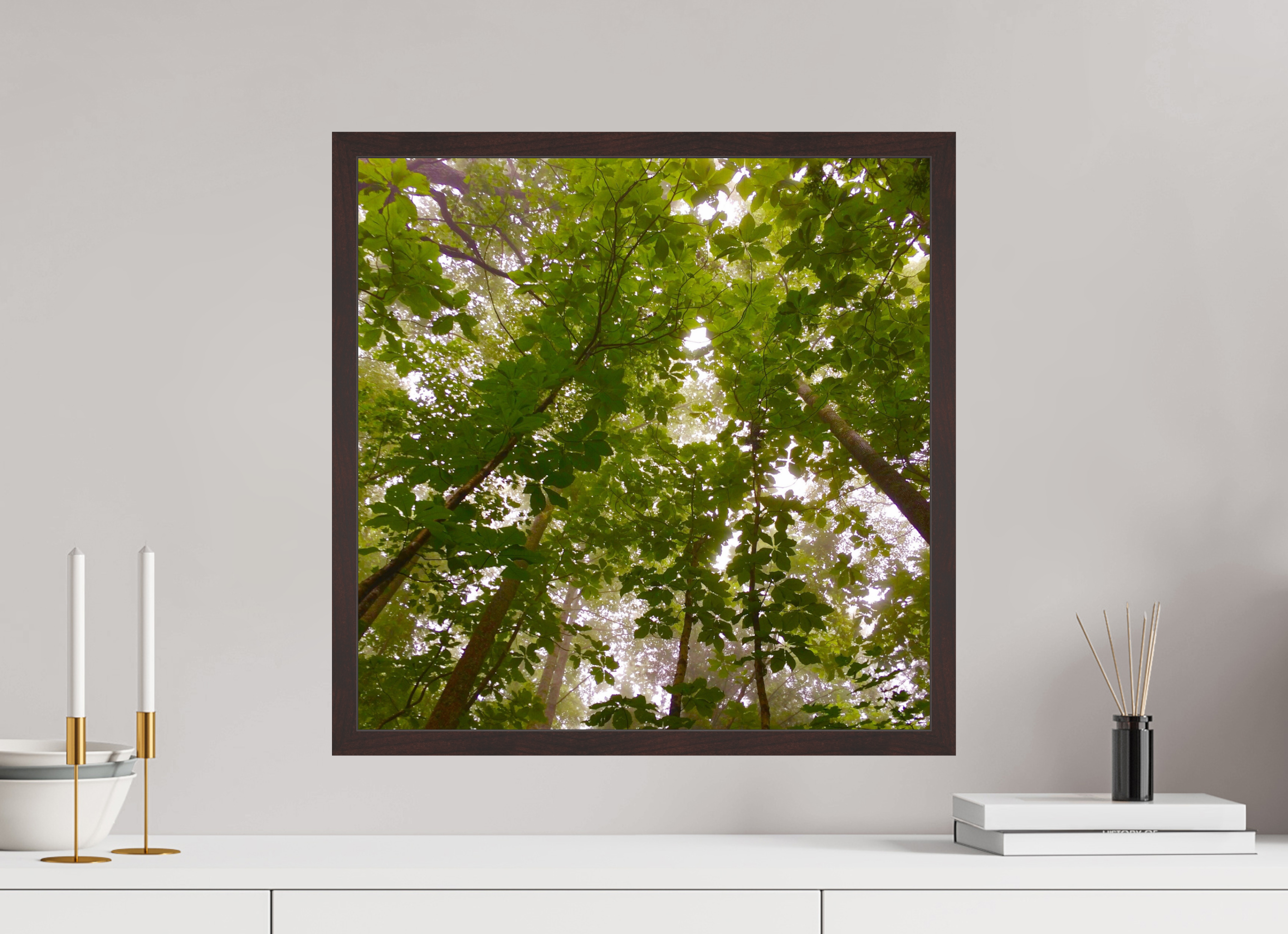 20 x 20″, ArtBox On Aluminum Dibond Tree Canopy