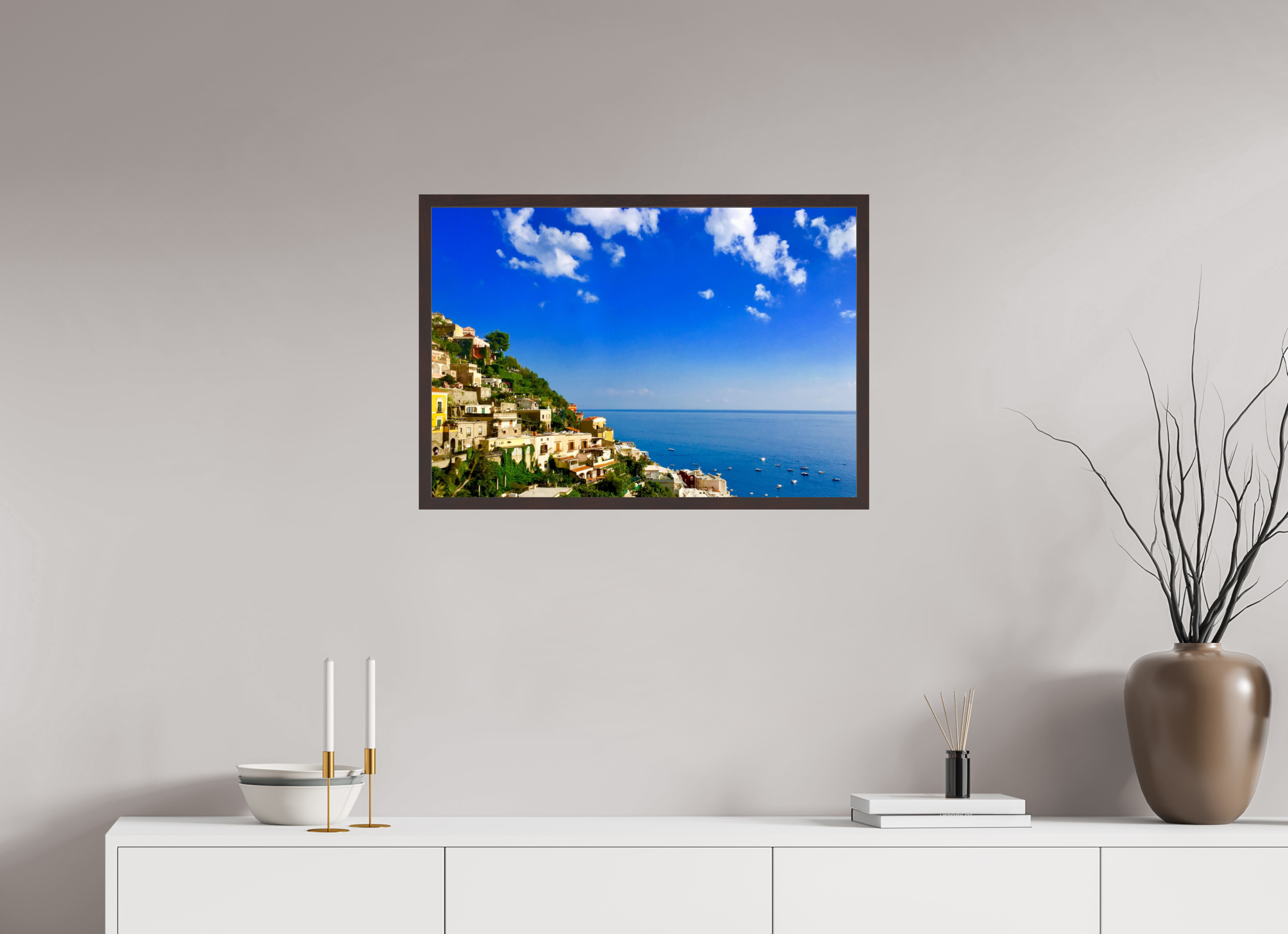 29 x 20″, ArtBox On Aluminum Dibond Positano