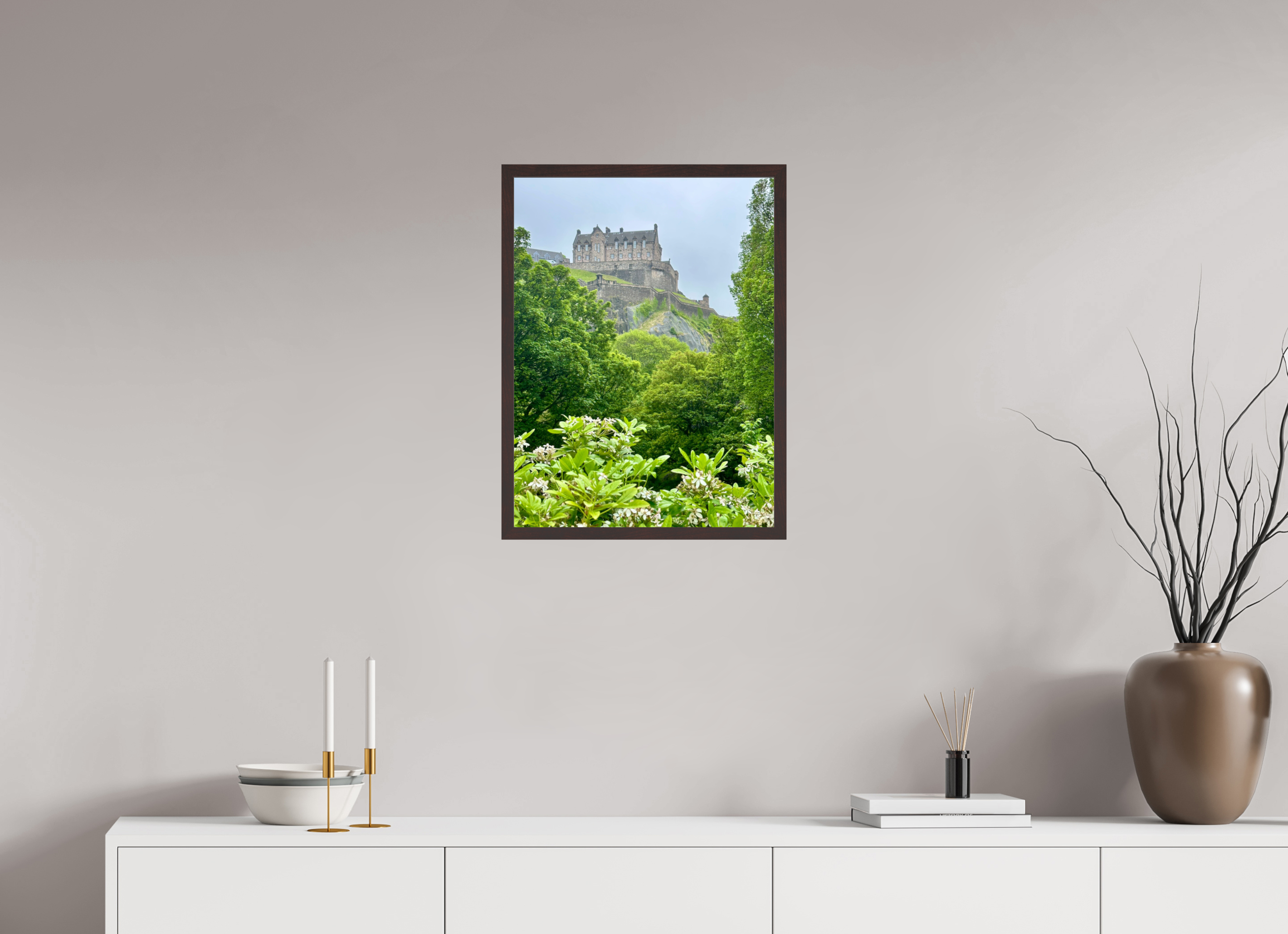 18 x 24″, ArtBox On Aluminum Dibond Edinburgh Castle