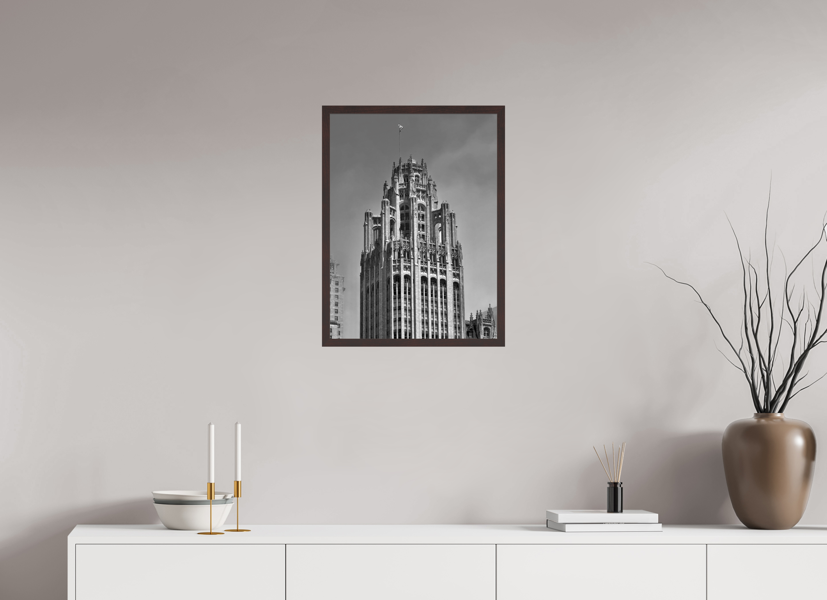 18 x 24″, ArtBox On Aluminum Dibond Tribune Tower