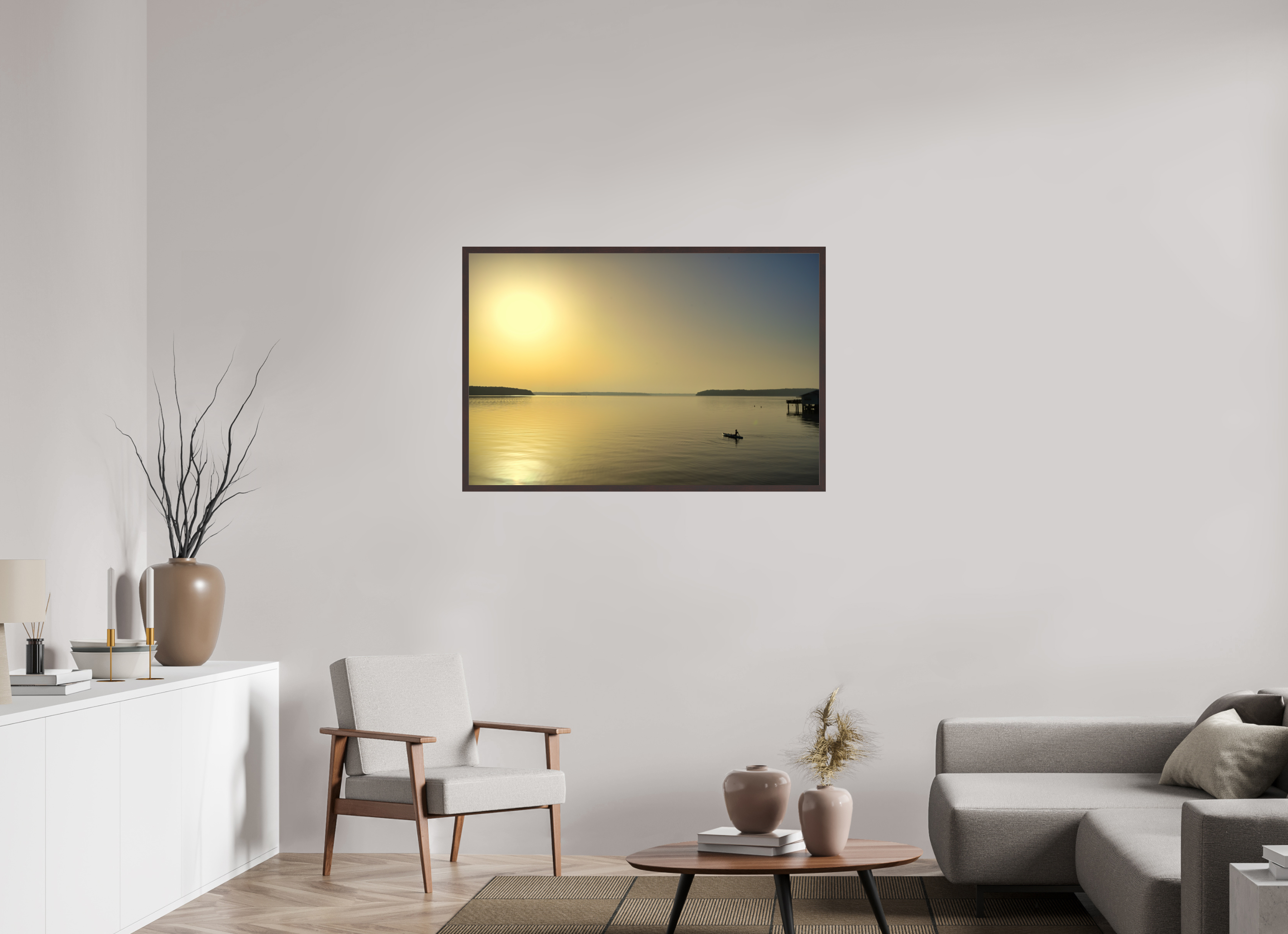 45 x 30″, ArtBox On Aluminum Dibond Paddleboarder