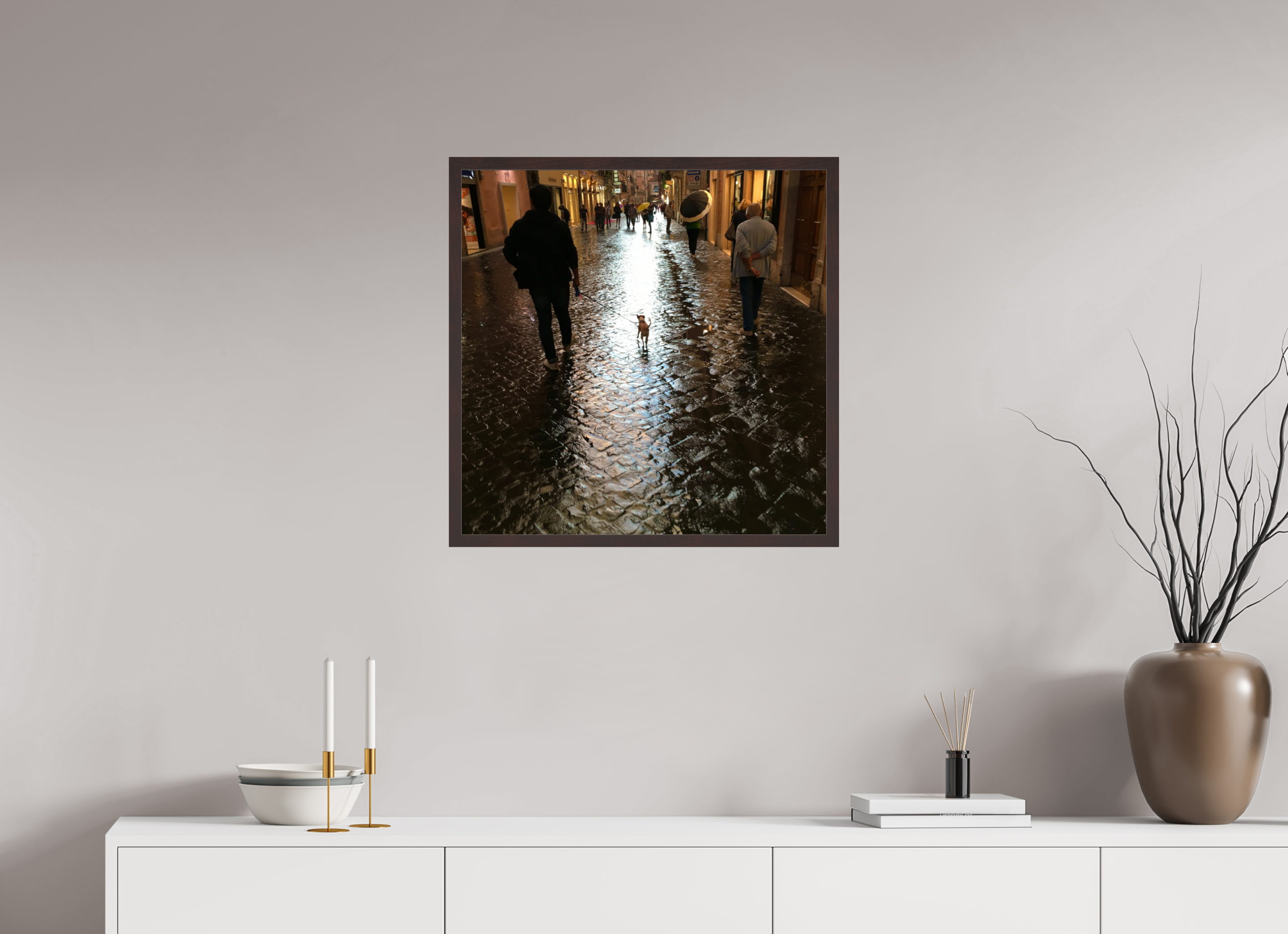 25 x 25″, ArtBox On Aluminum Dibond Chihuahua