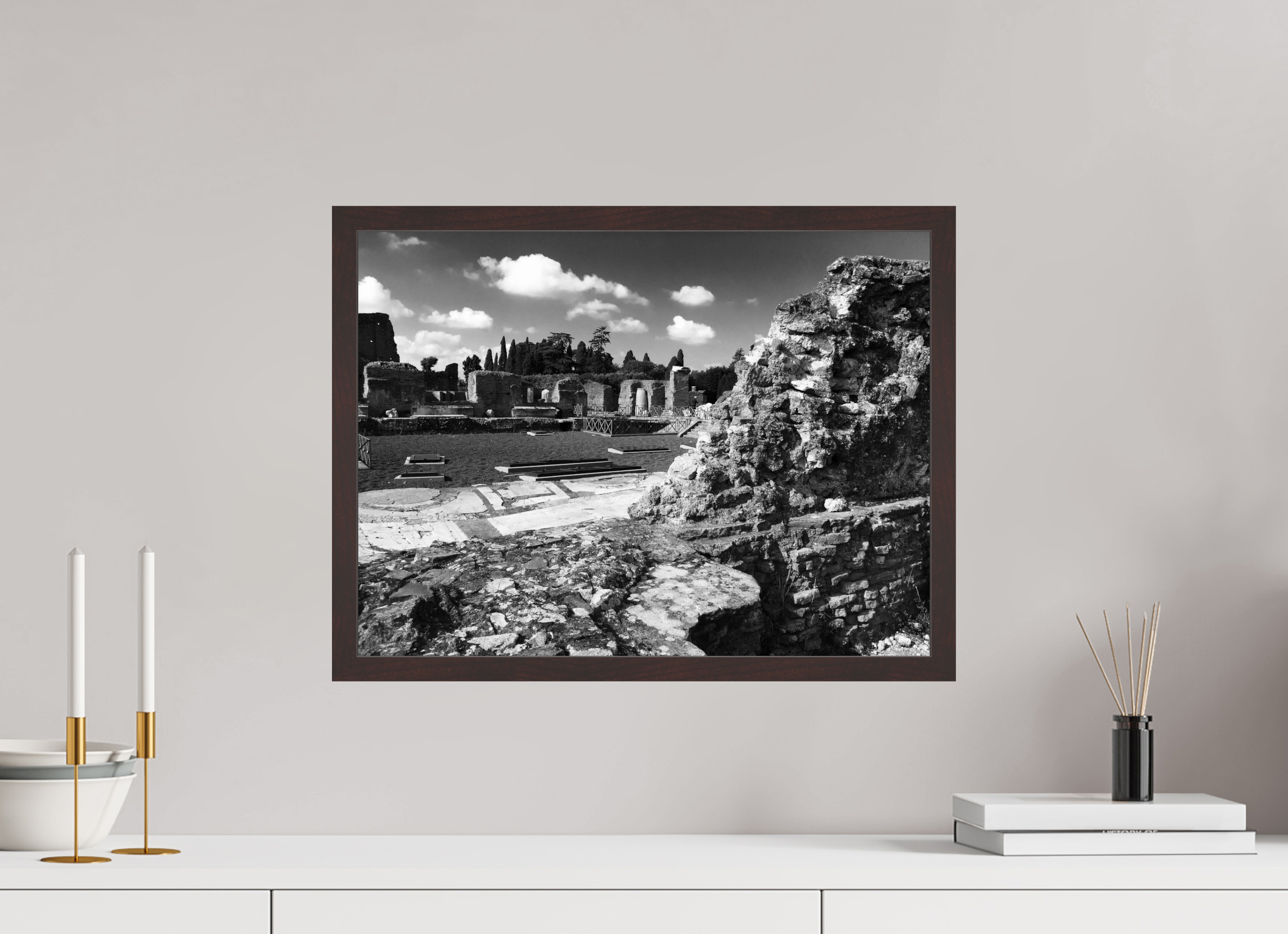 20 x 15″, ArtBox On Aluminum Dibond Forum Ruins