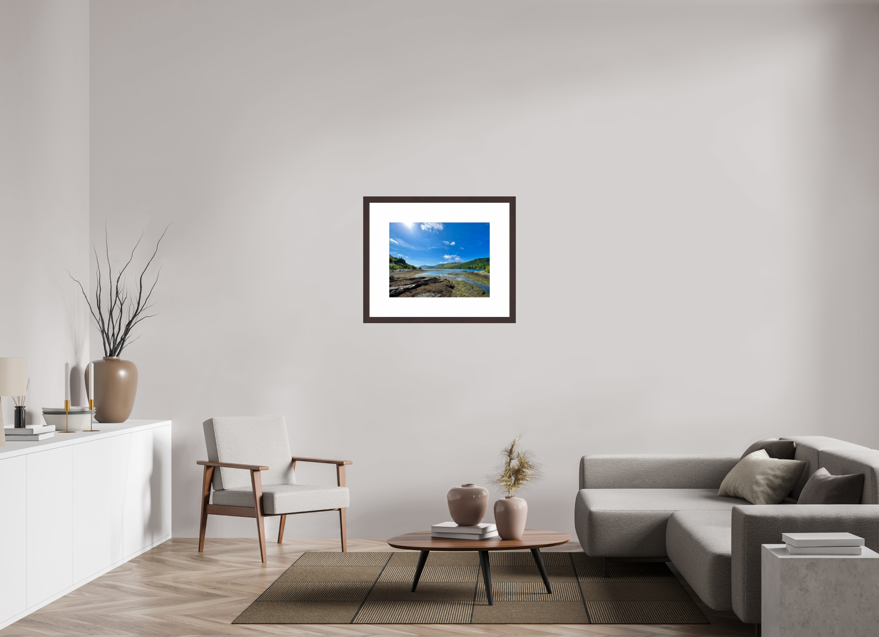 24 x 18″, Framed, Alder Brown, Color Print On the Isle of Skye