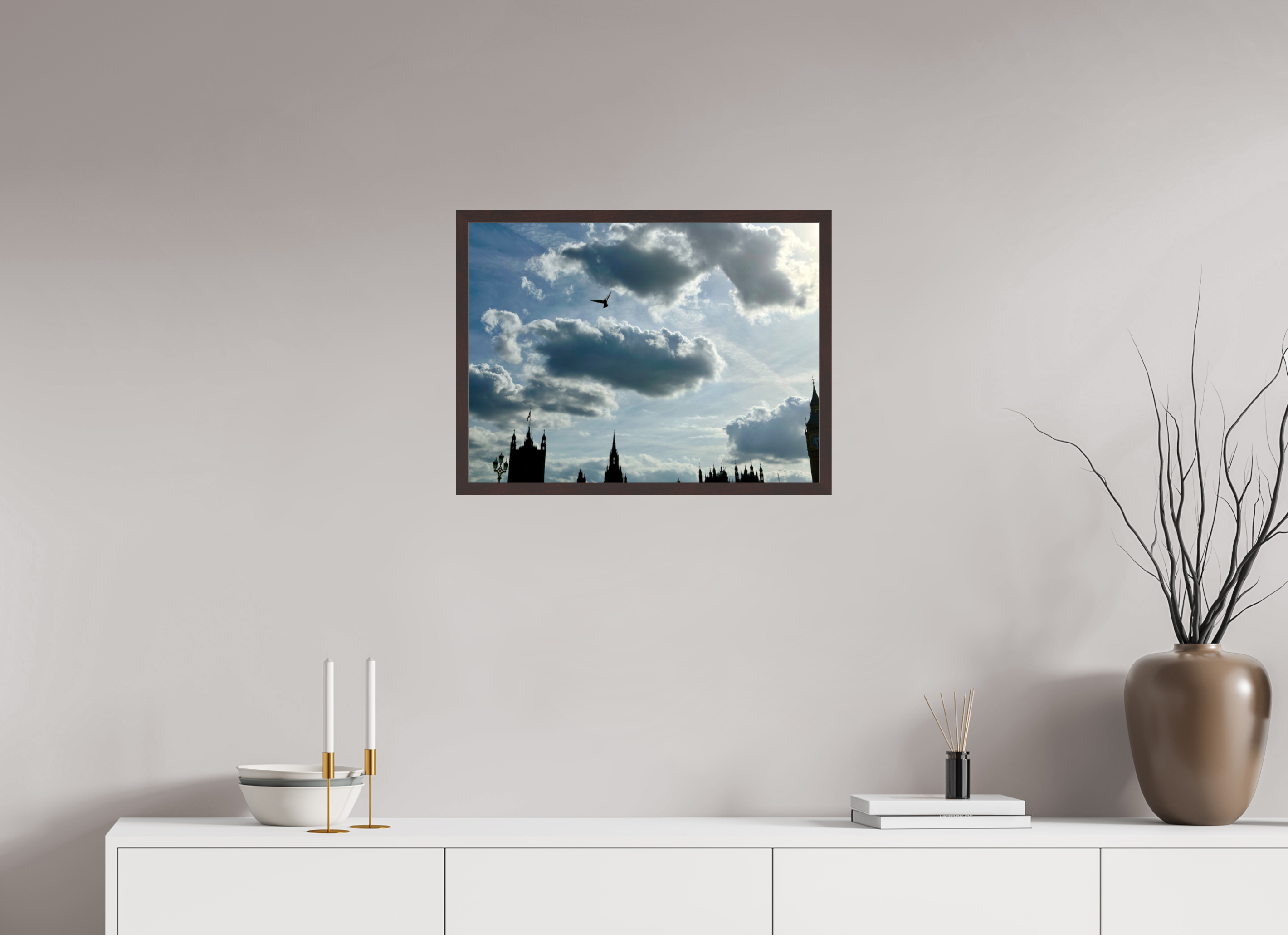 24 x 18″, ArtBox On Aluminum Dibond Seagull