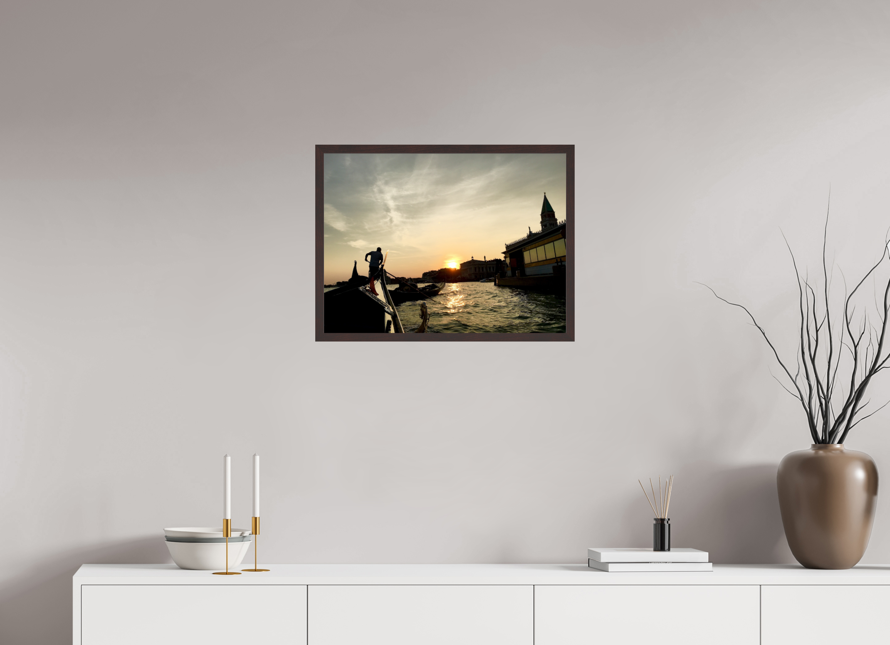 24 x 18″, ArtBox On Aluminum Dibond Gondolier