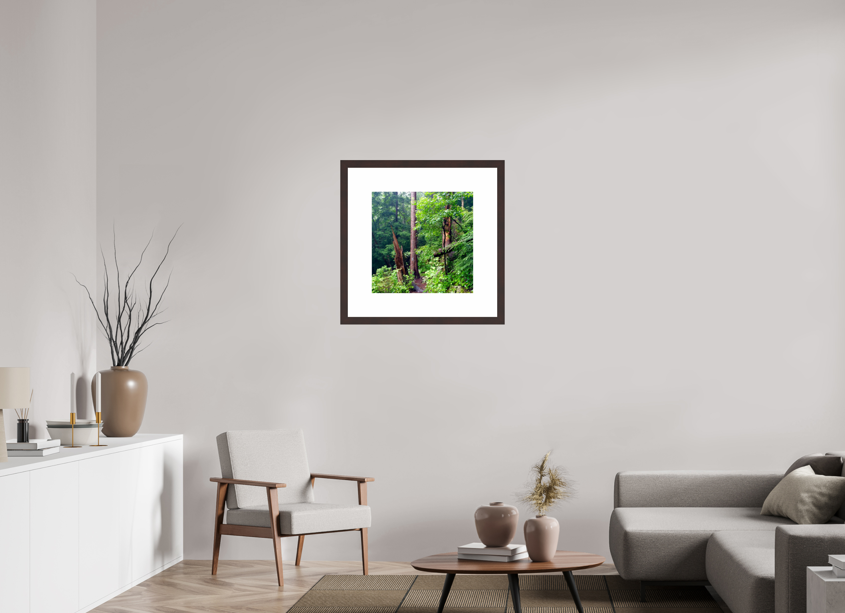 20 x 20″, Framed, Alder Brown, Color Print Tree Stumps