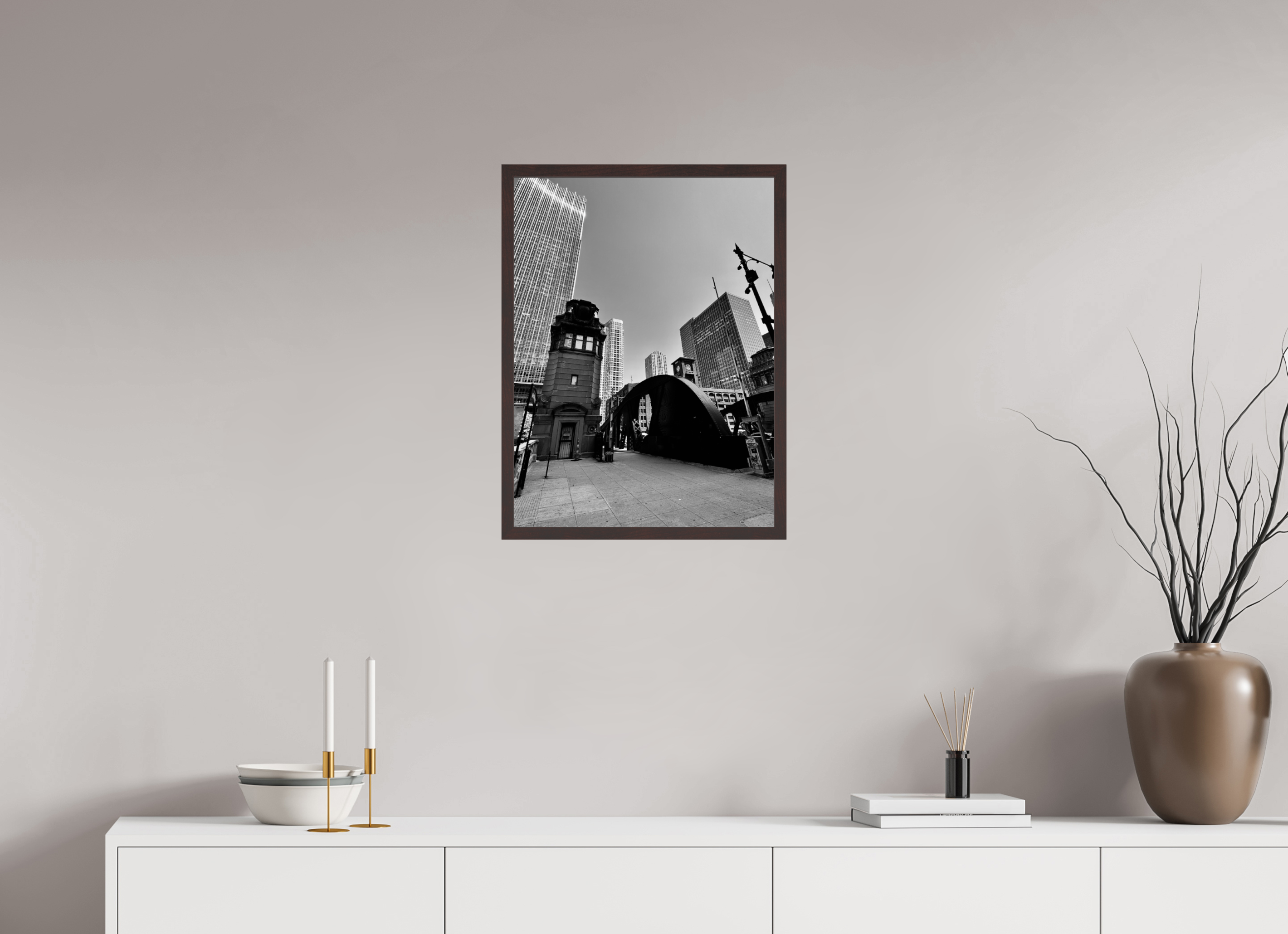 18 x 24″, ArtBox On Aluminum Dibond At the Foot of the Bridge