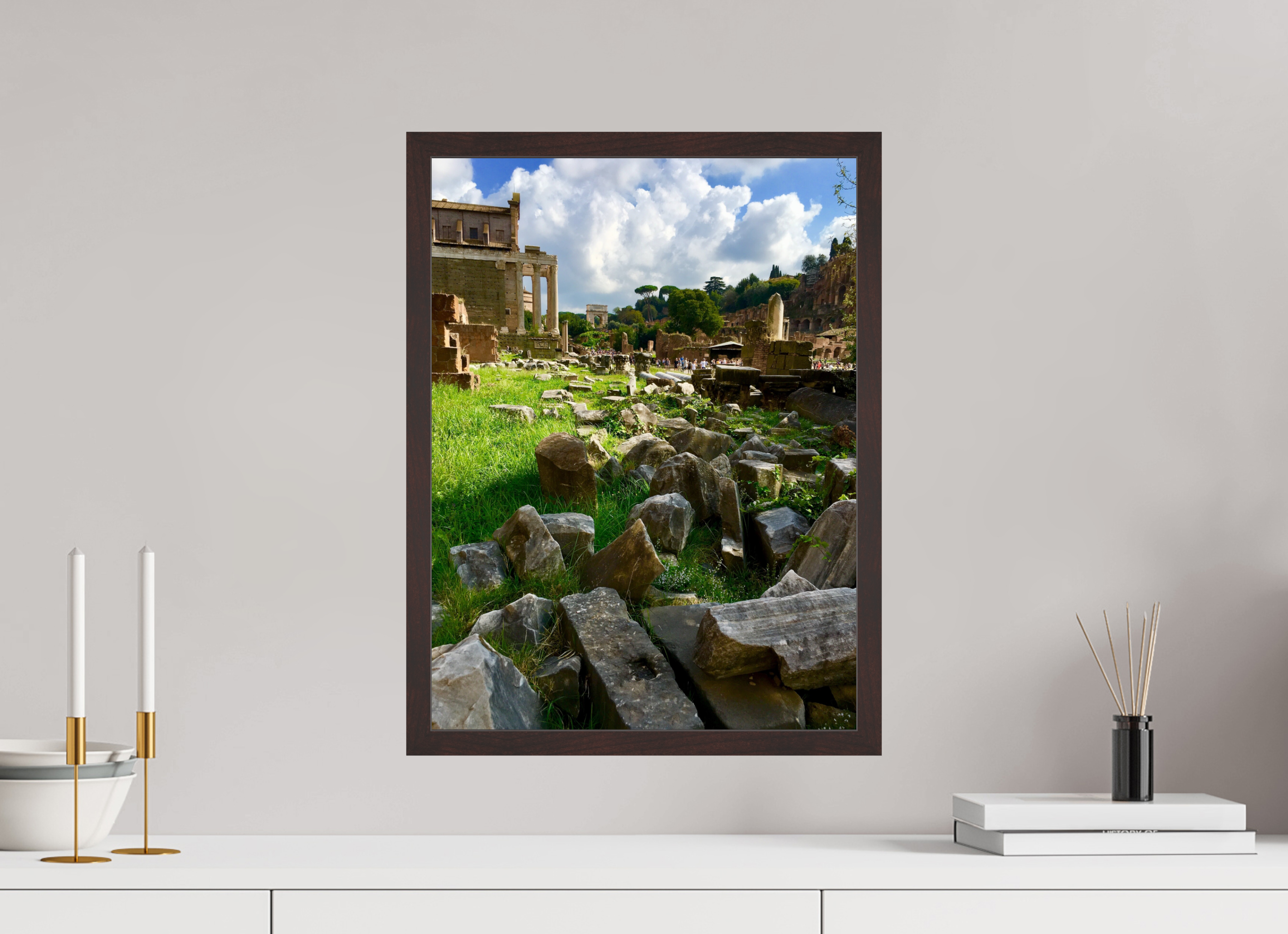 15 x 20″, ArtBox On Aluminum Dibond Forum Ruins