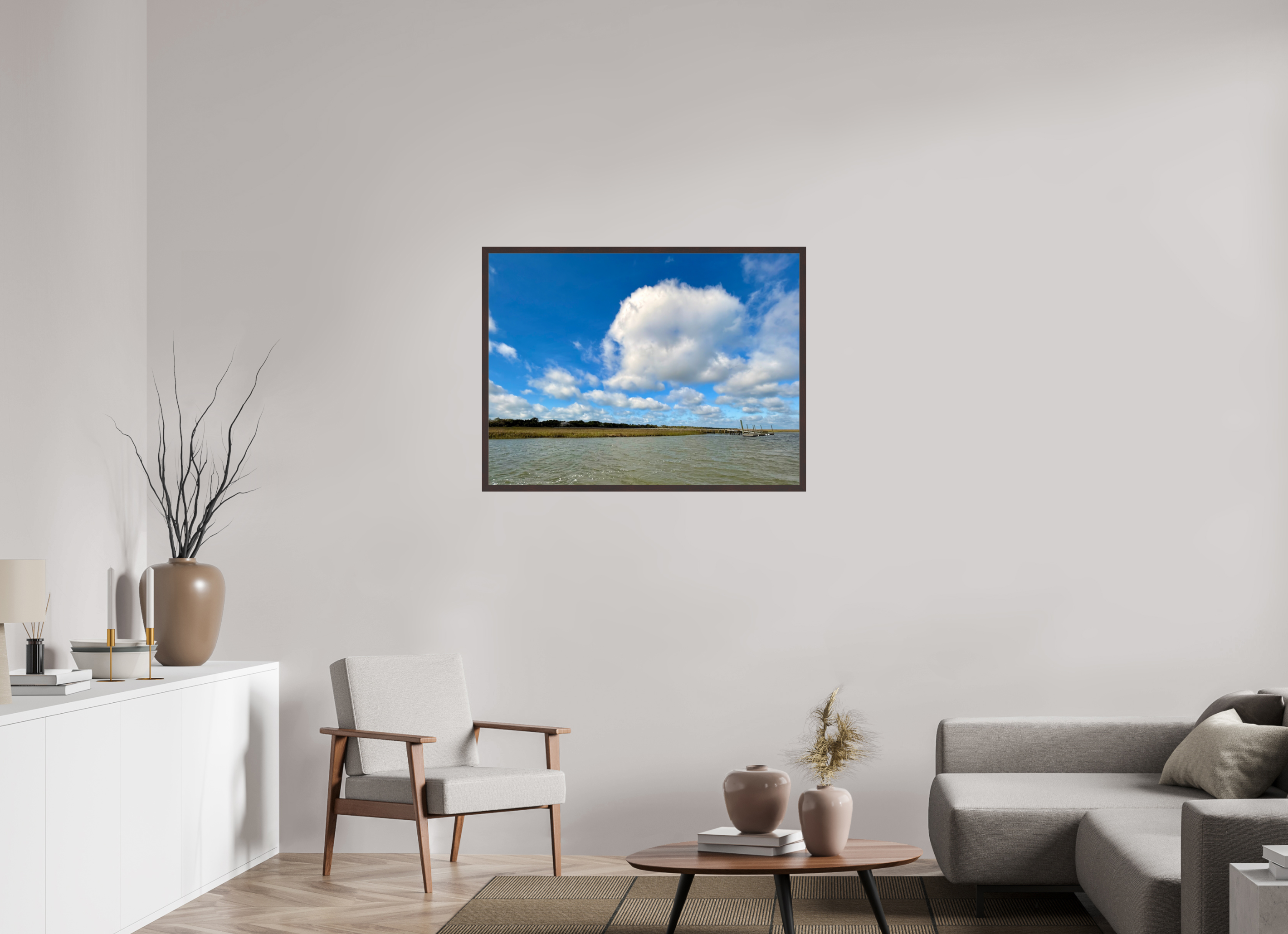 40 x 30″, ArtBox On Aluminum Dibond Marsh Near Eagle Island