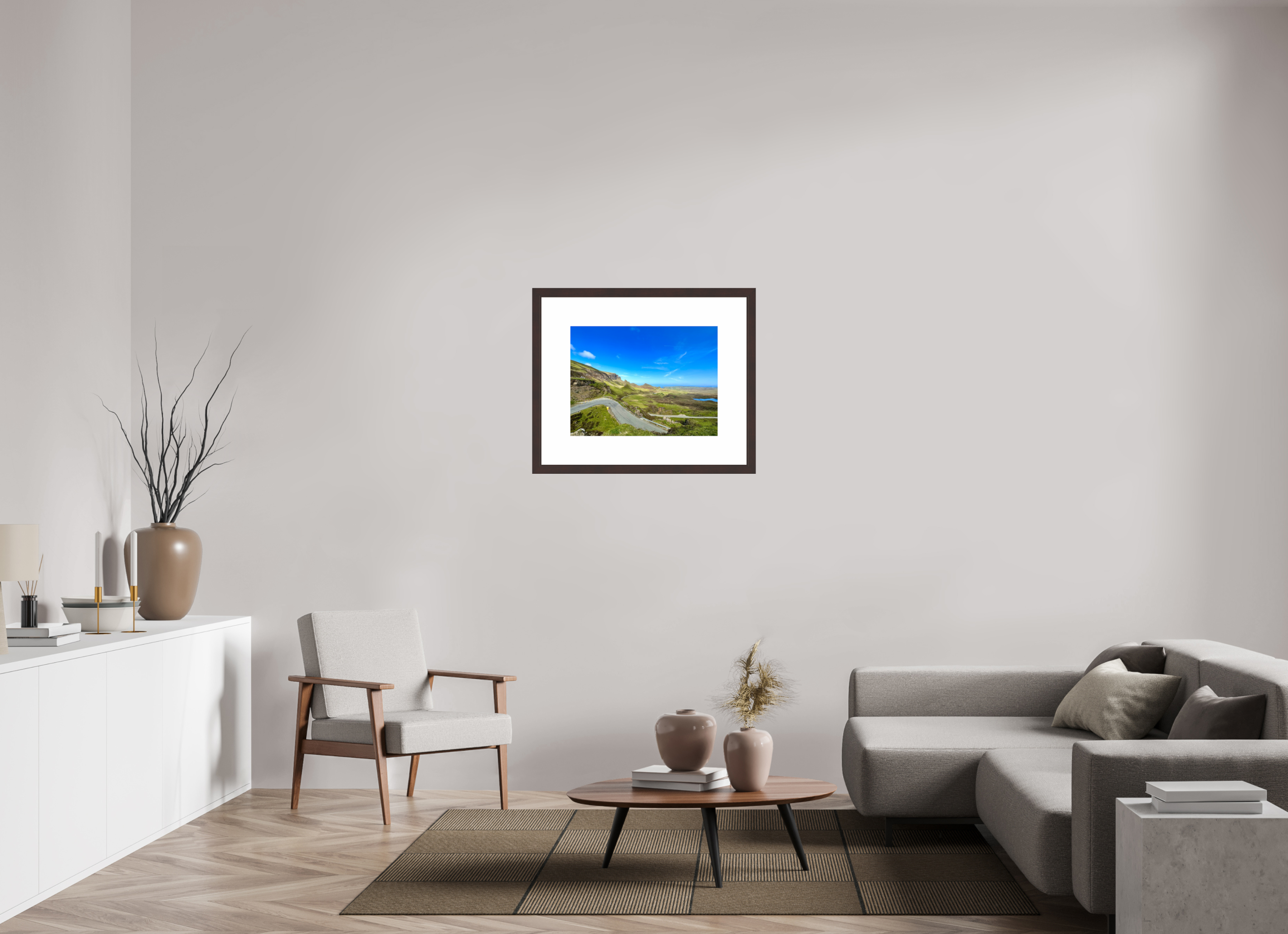 24 x 18″, Framed, Alder Brown, Color Print The Quiraing