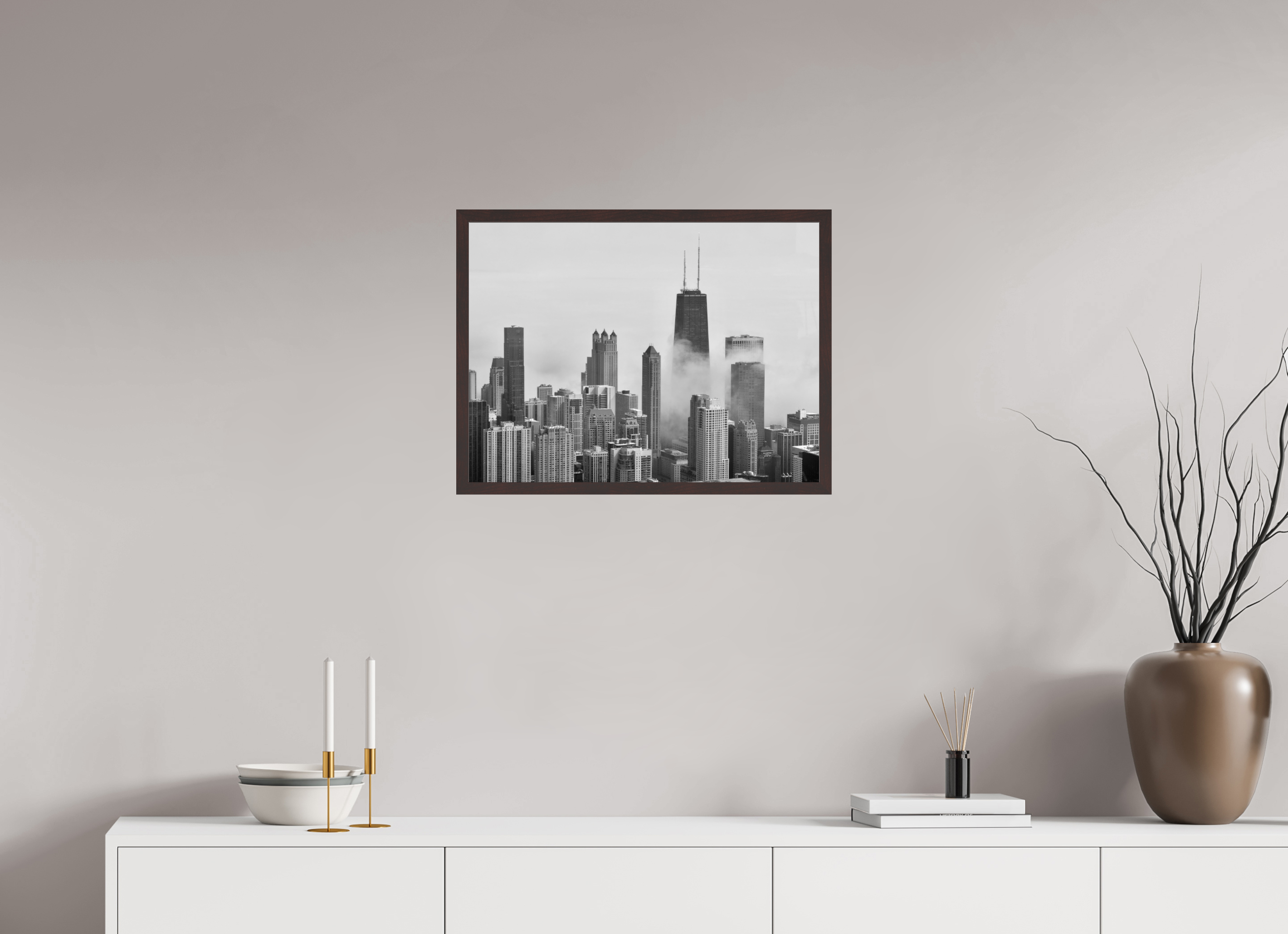 24 x 18″, ArtBox On Aluminum Dibond John Hancock Building