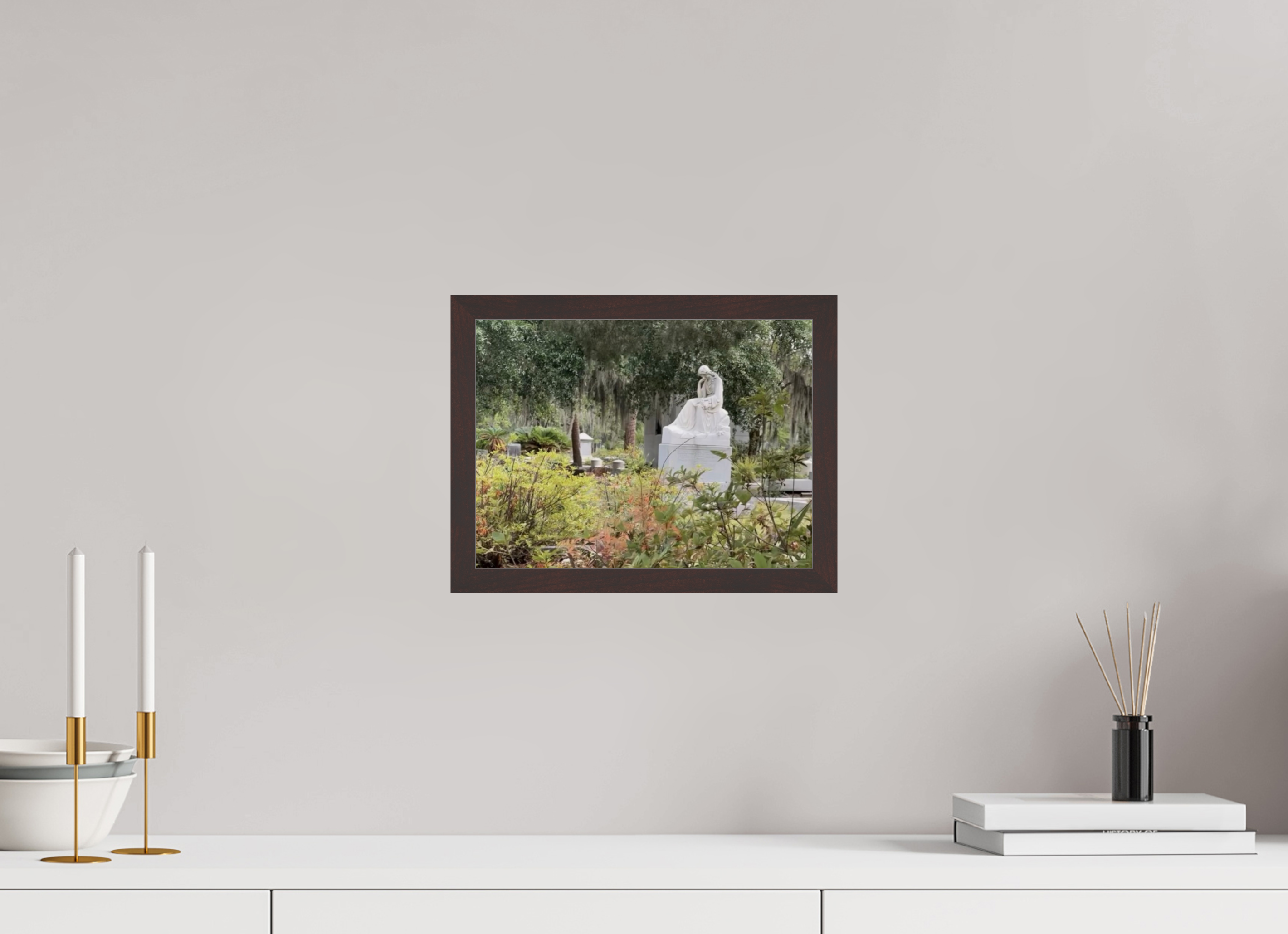12 x 9″, ArtBox On Aluminum Dibond Bonaventure Cemetery