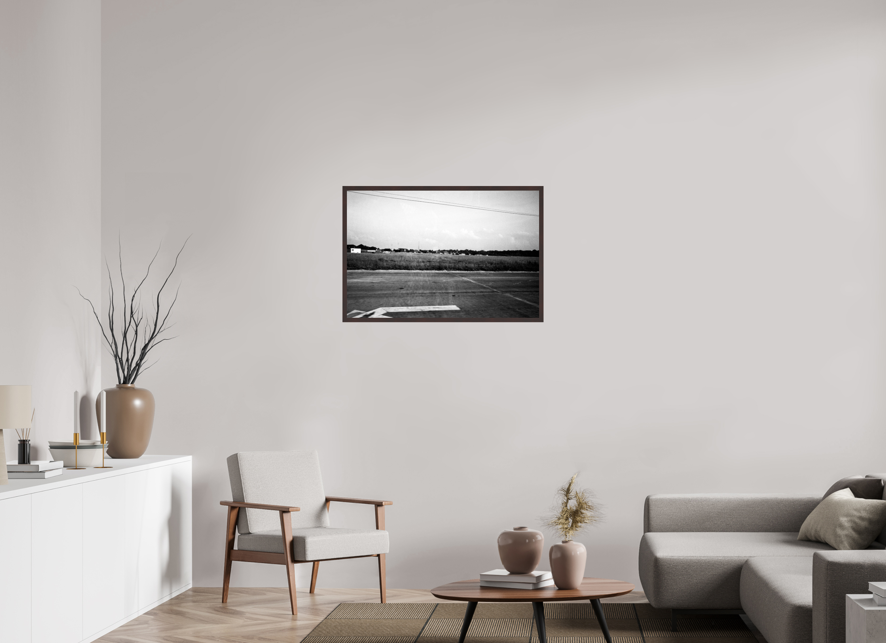 36 x 24″, ArtBox On Aluminum Dibond Lines with Partial Arrow