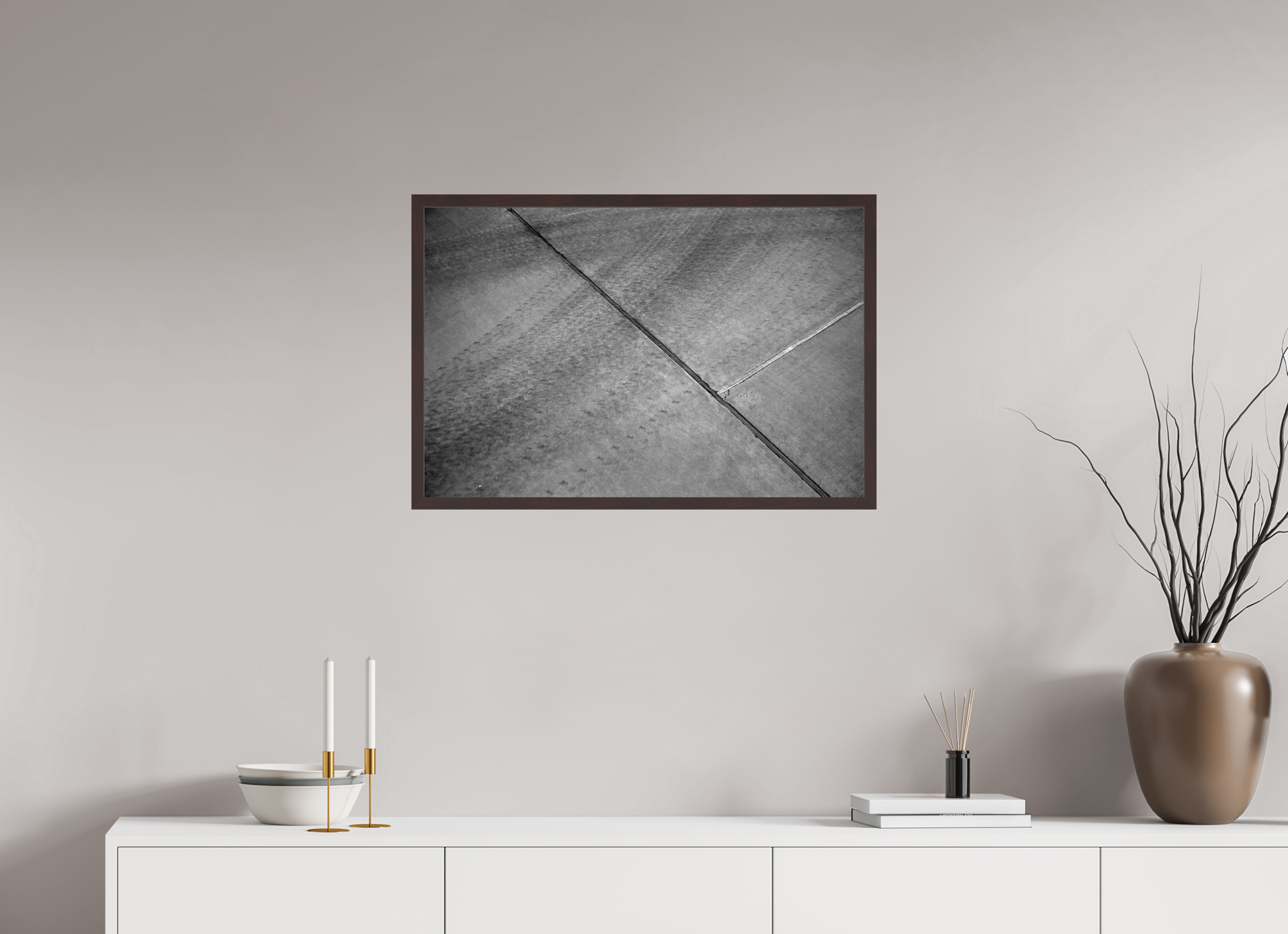 30 x 20″, ArtBox On Aluminum Dibond Tracks