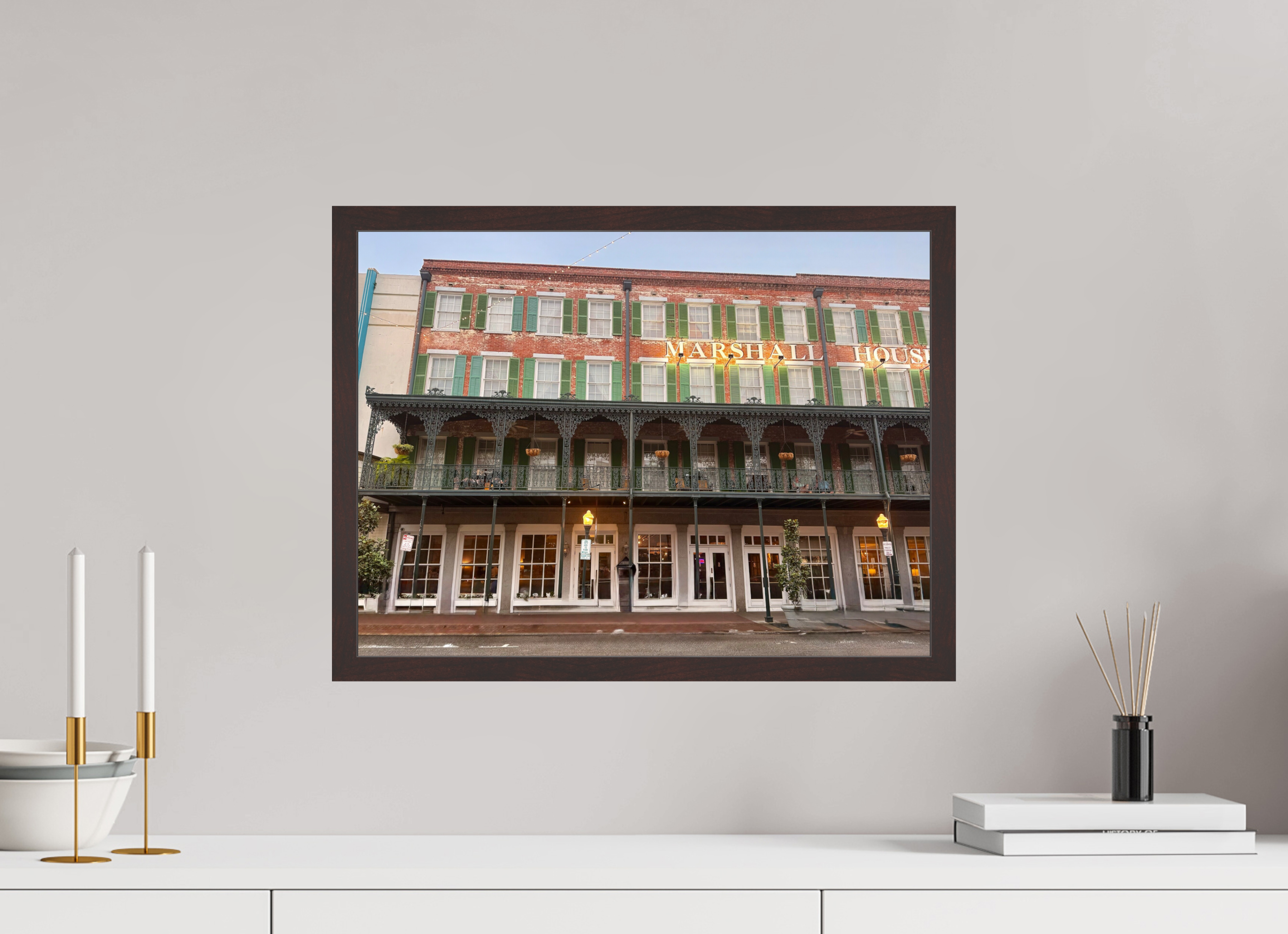 20 x 15″, ArtBox On Aluminum Dibond Marshall House