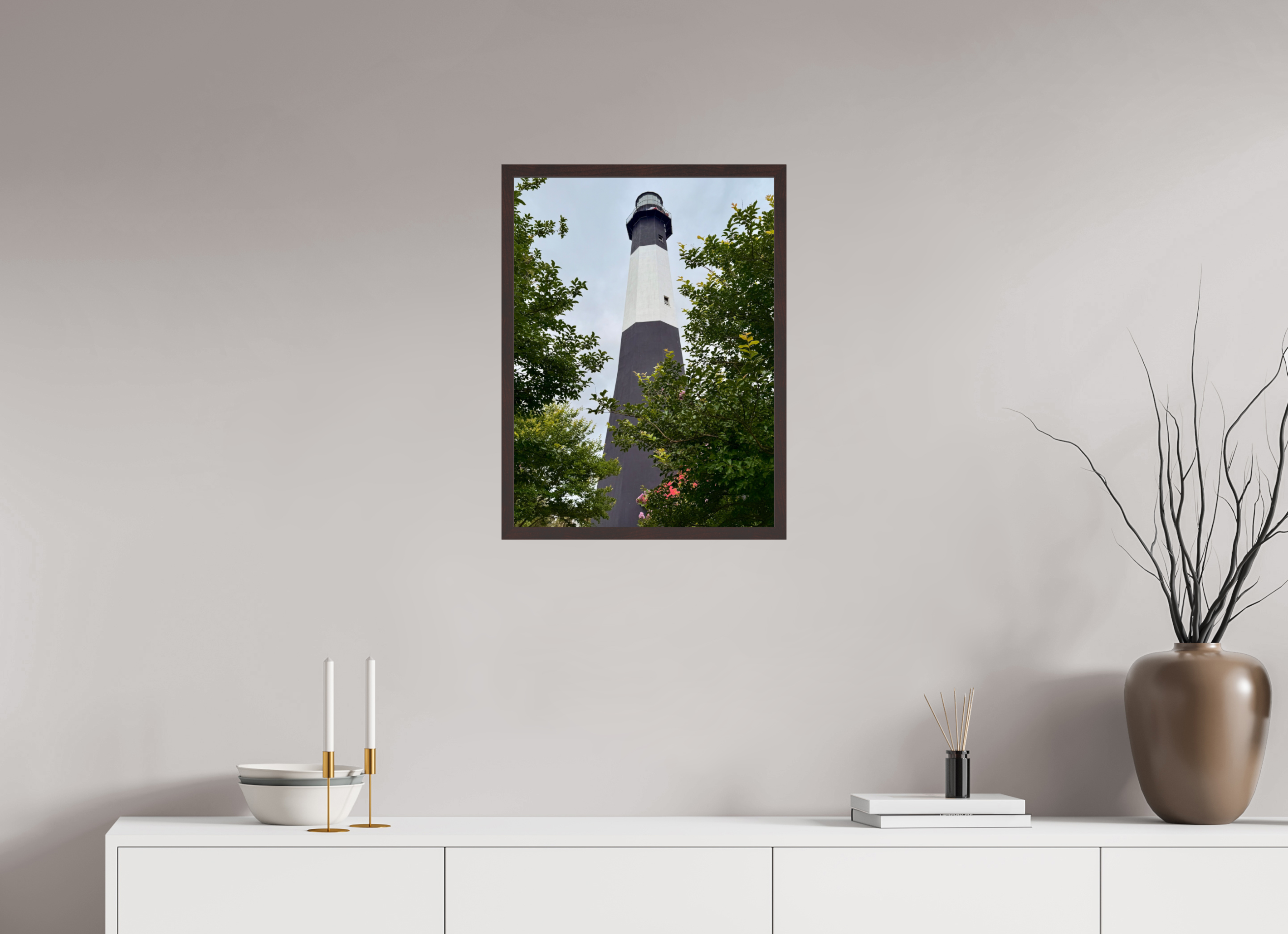 18 x 24″, ArtBox On Aluminum Dibond Tybee Island Lighthouse