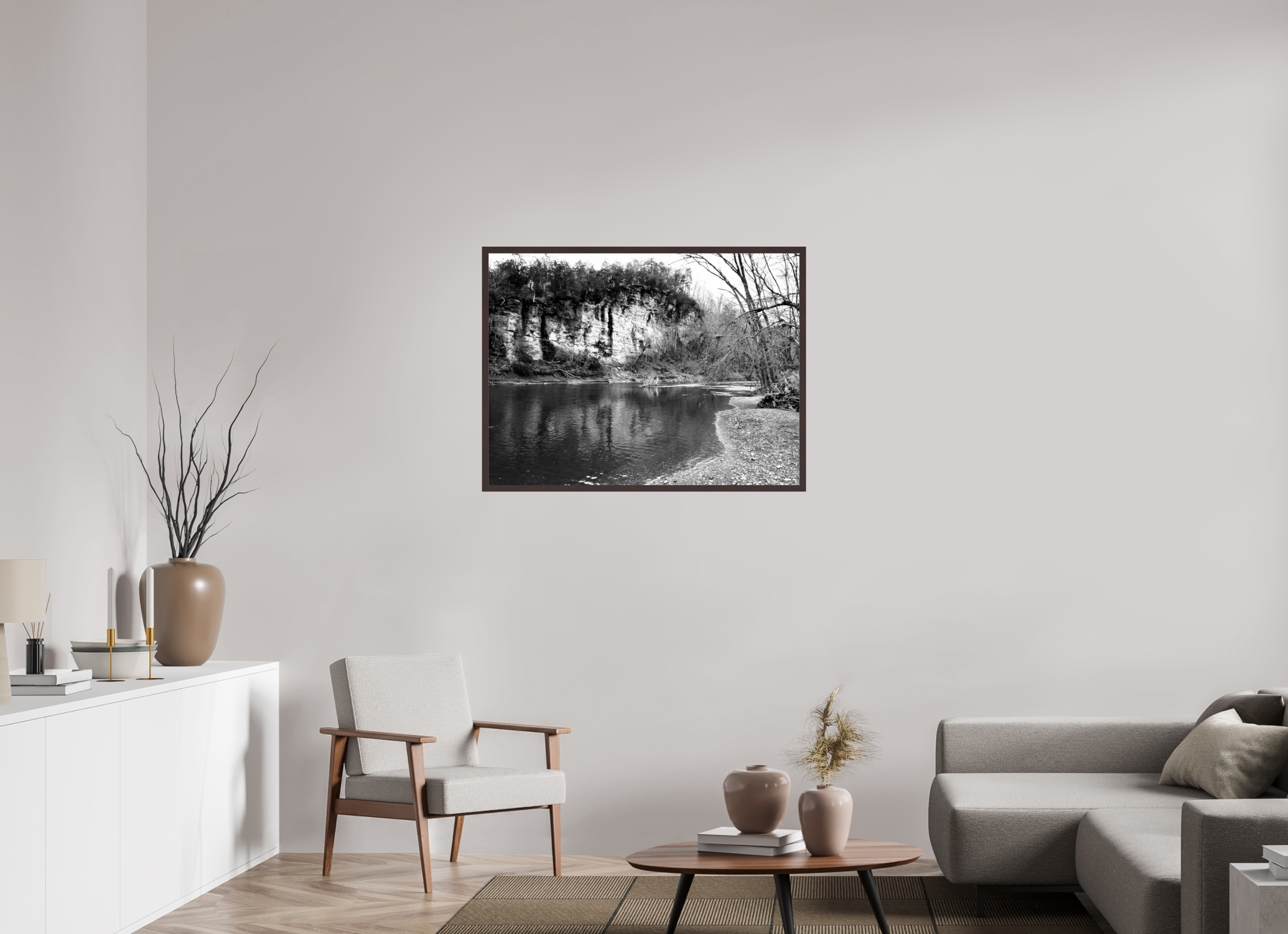 40 x 30″, ArtBox On Aluminum Dibond On the Chestatee