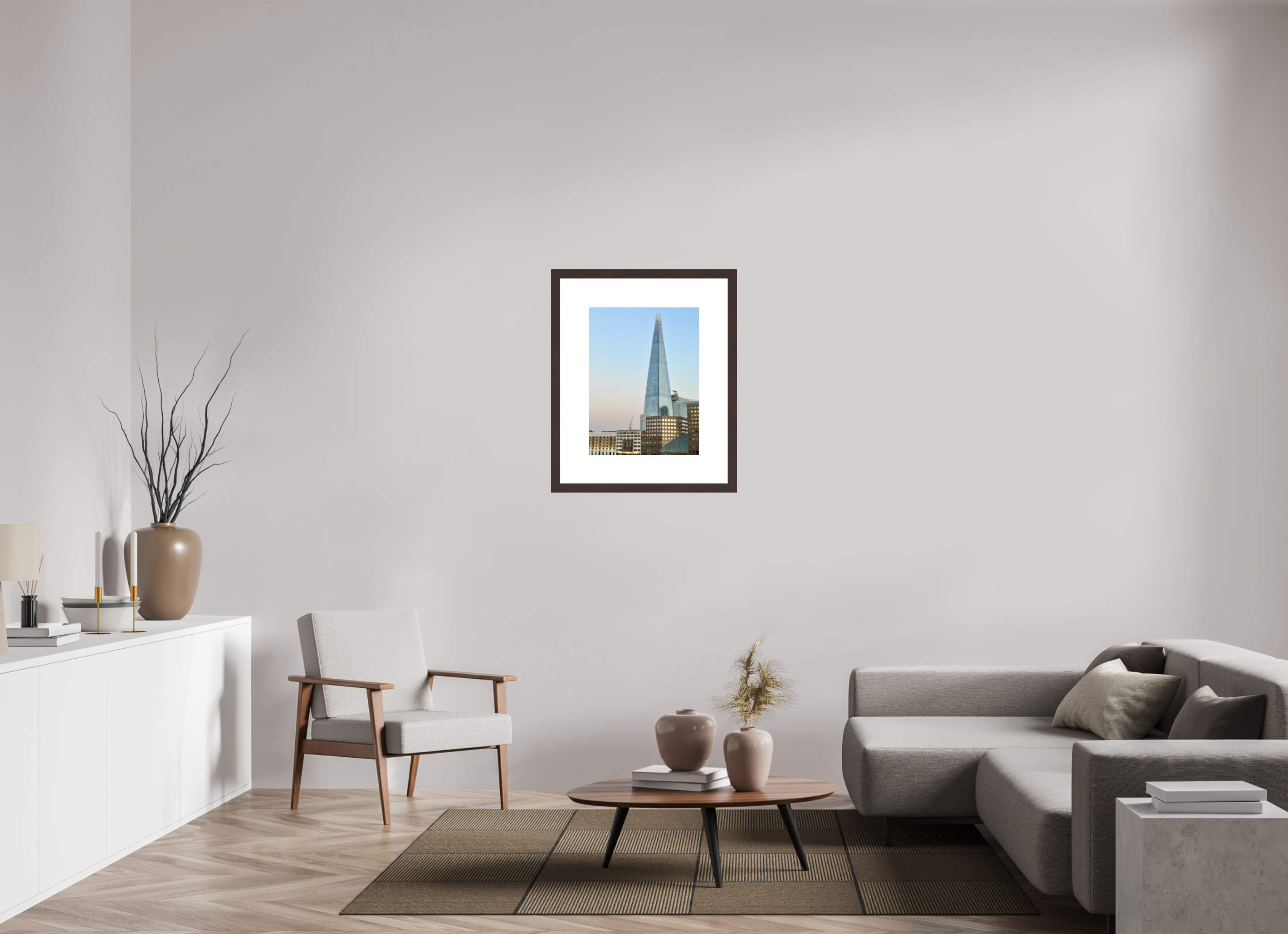 18 x 24″, Framed, Alder Brown, Color Print The Shard